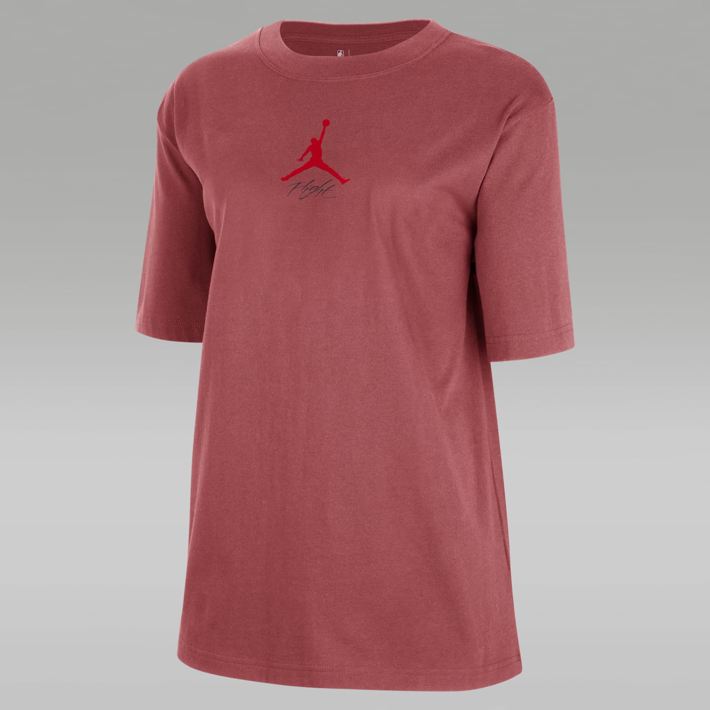 Женская футболка Jordan Atlanta Hawks Courtside Statement Edition NBA, цвет: Ржавый — фото 1