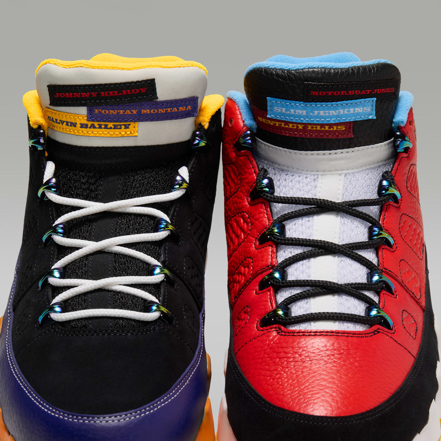 Мужские кроссовки Air Jordan 9 Retro Low, цвет: Чёрный / Королевский синий — фото 9