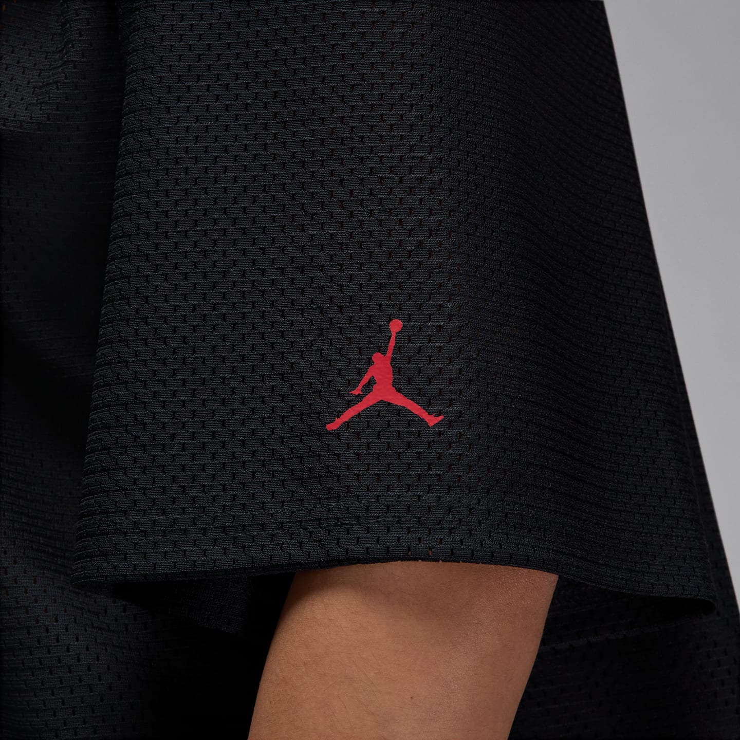 Женский топ Jordan Brooklyn Mesh Jersey, цвет: Чёрный / Красный — фото 5