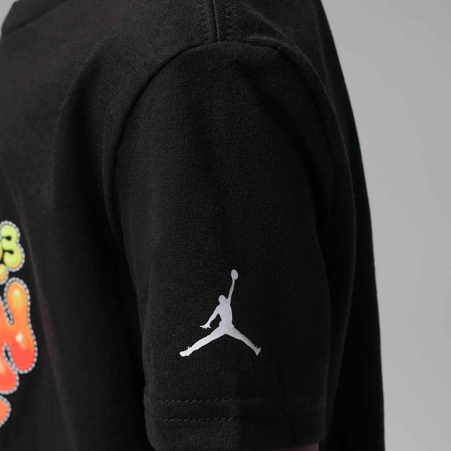 Детская футболка Jordan Super Splash Bubble, цвет: Чёрный — фото 5
