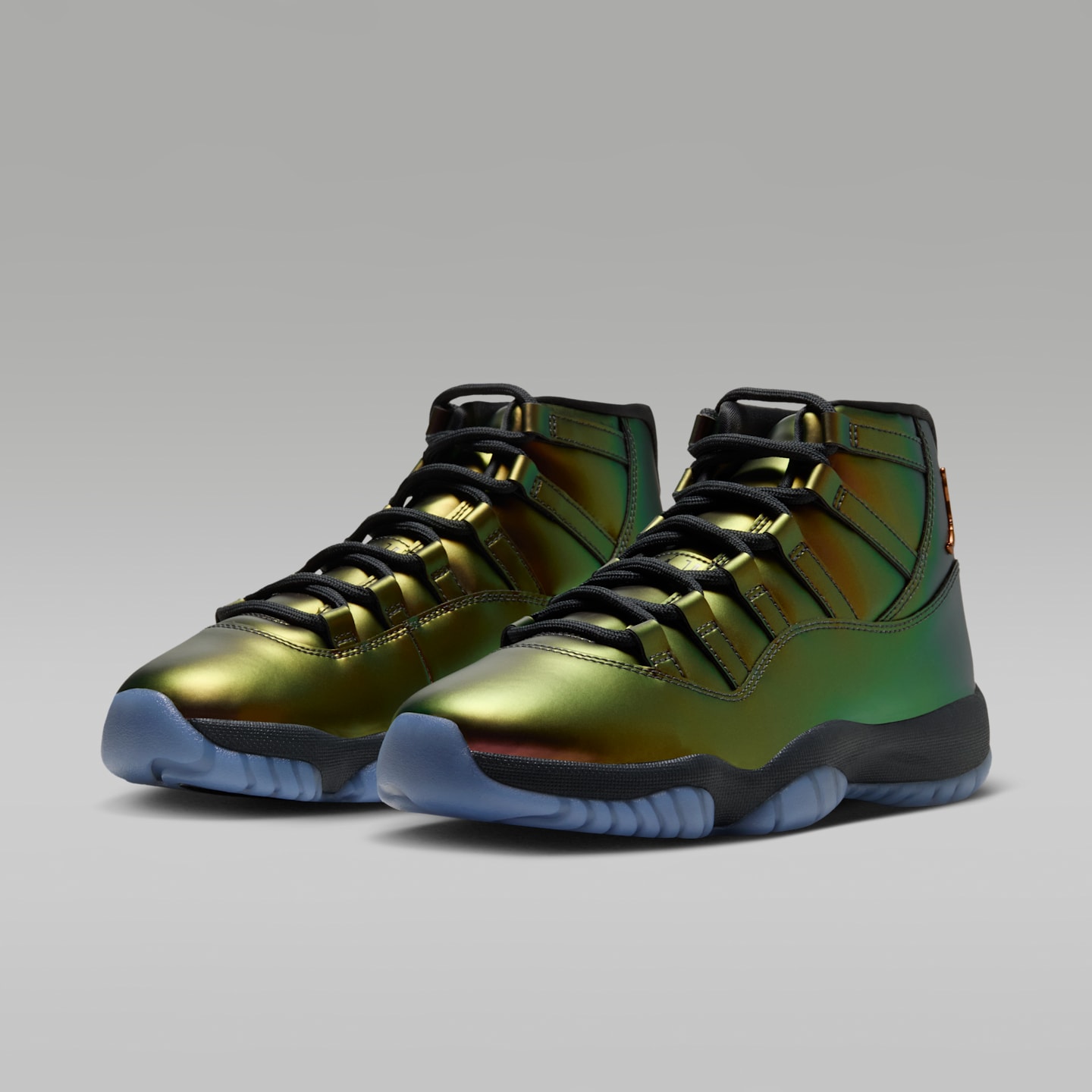 Женские кроссовки Air Jordan 11 Retro "Magic Ball", цвет: Рыжевато-коричневый / Серебряный — фото 6