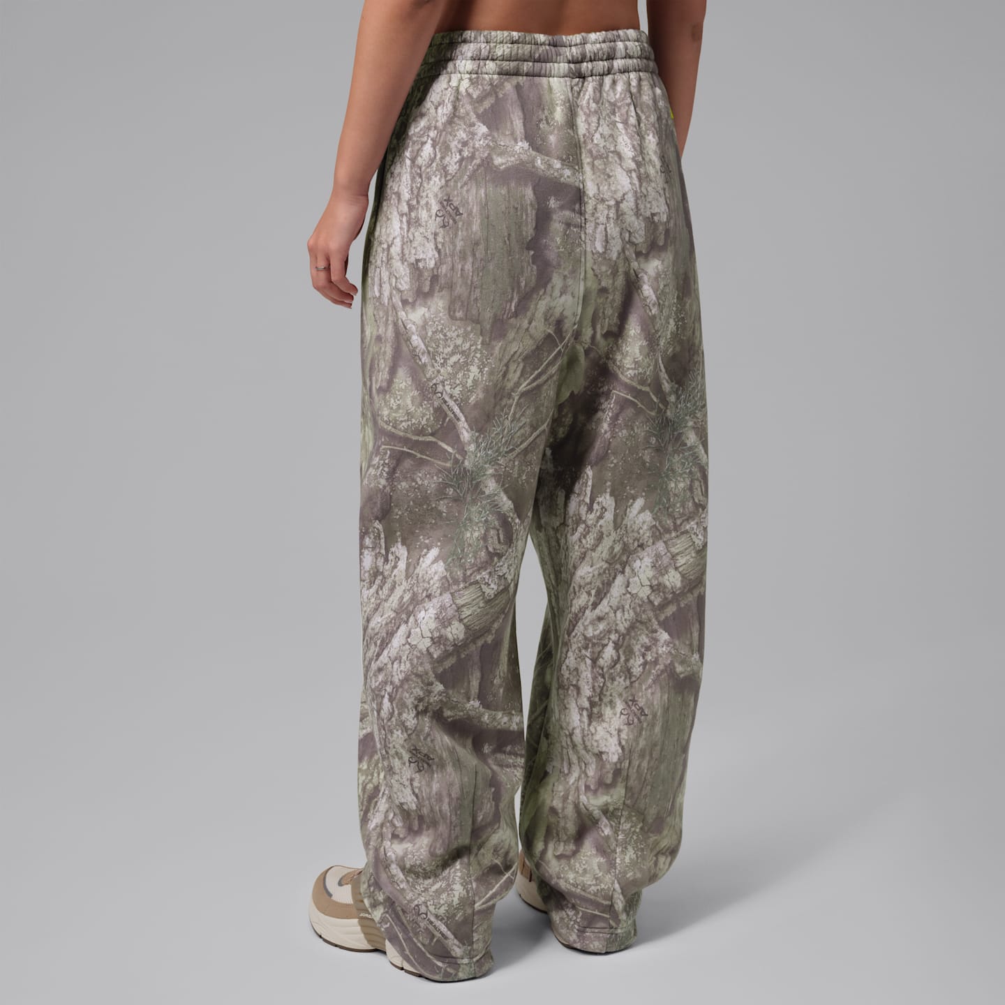 Женские флисовые брюки Jordan Brooklyn Realtree широкие, цвет: Белый — фото 2