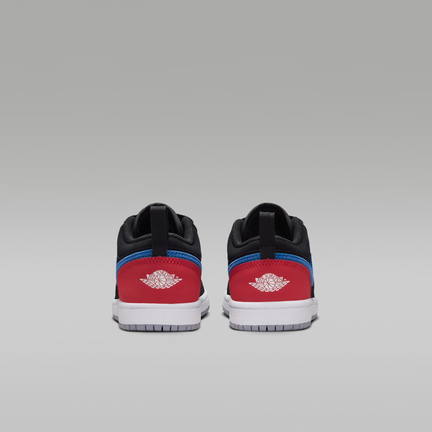 Детские кроссовки Jordan 1 Low, цвет: Чёрный / Насыщенный синий — фото 6