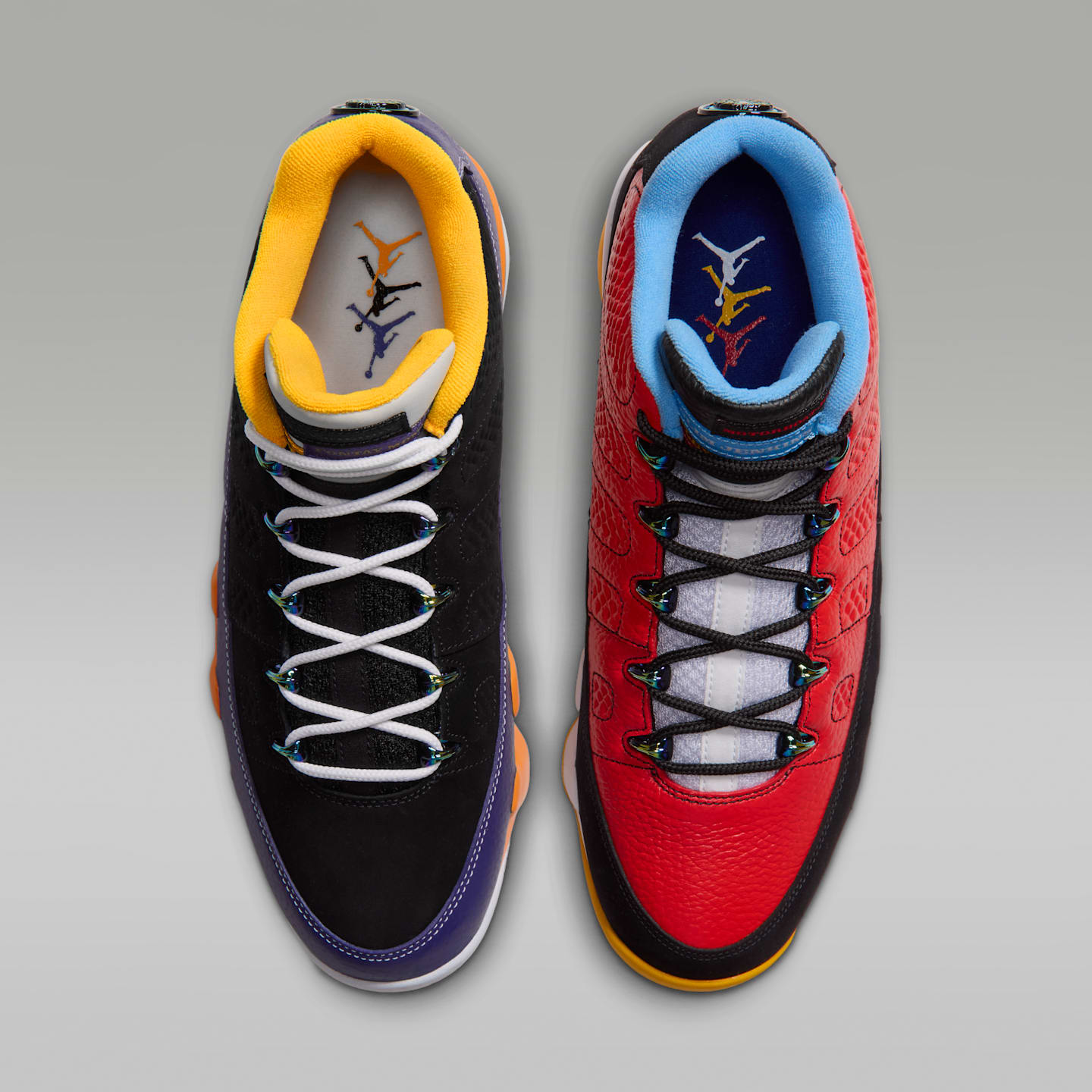 Мужские кроссовки Air Jordan 9 Retro Low, цвет: Чёрный / Королевский синий — фото 4