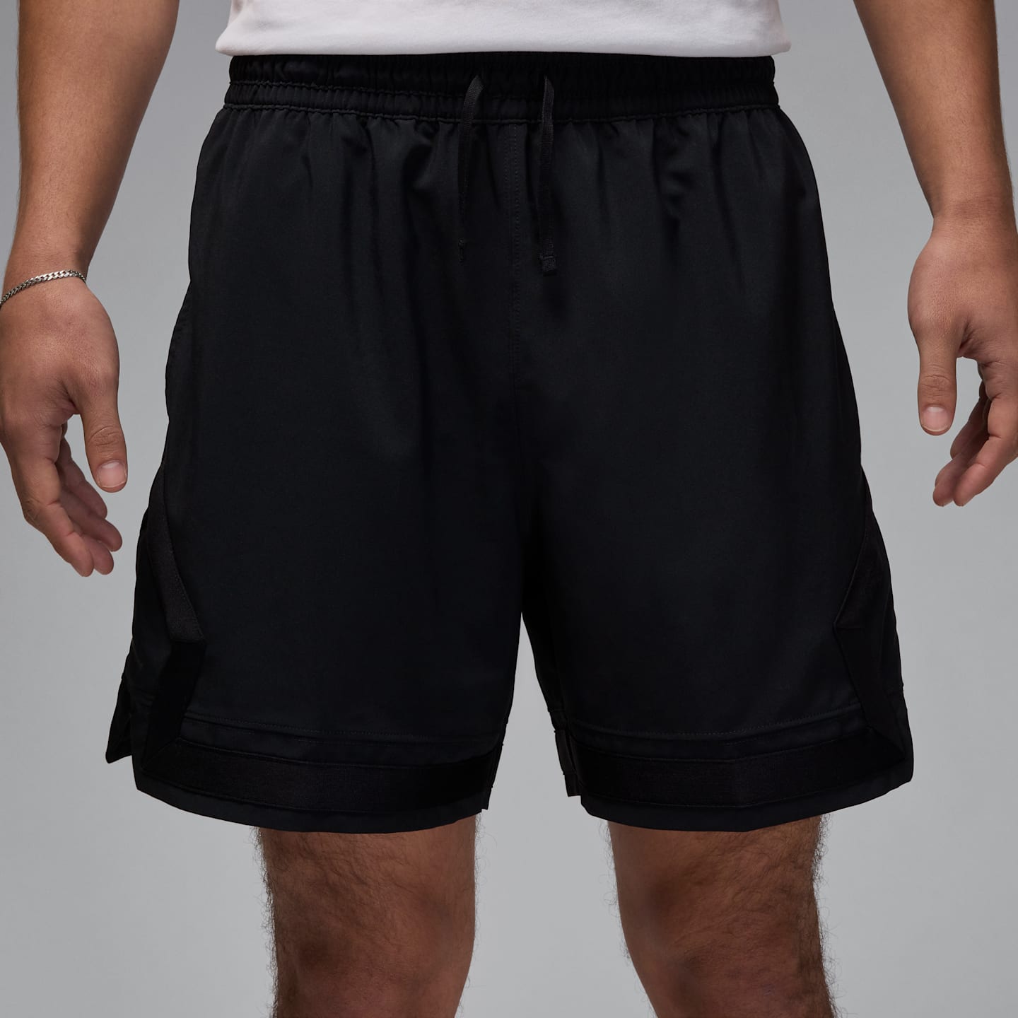 Мужские тканые шорты Jordan Sport Dri-FIT Diamond, цвет: Чёрный — фото 3