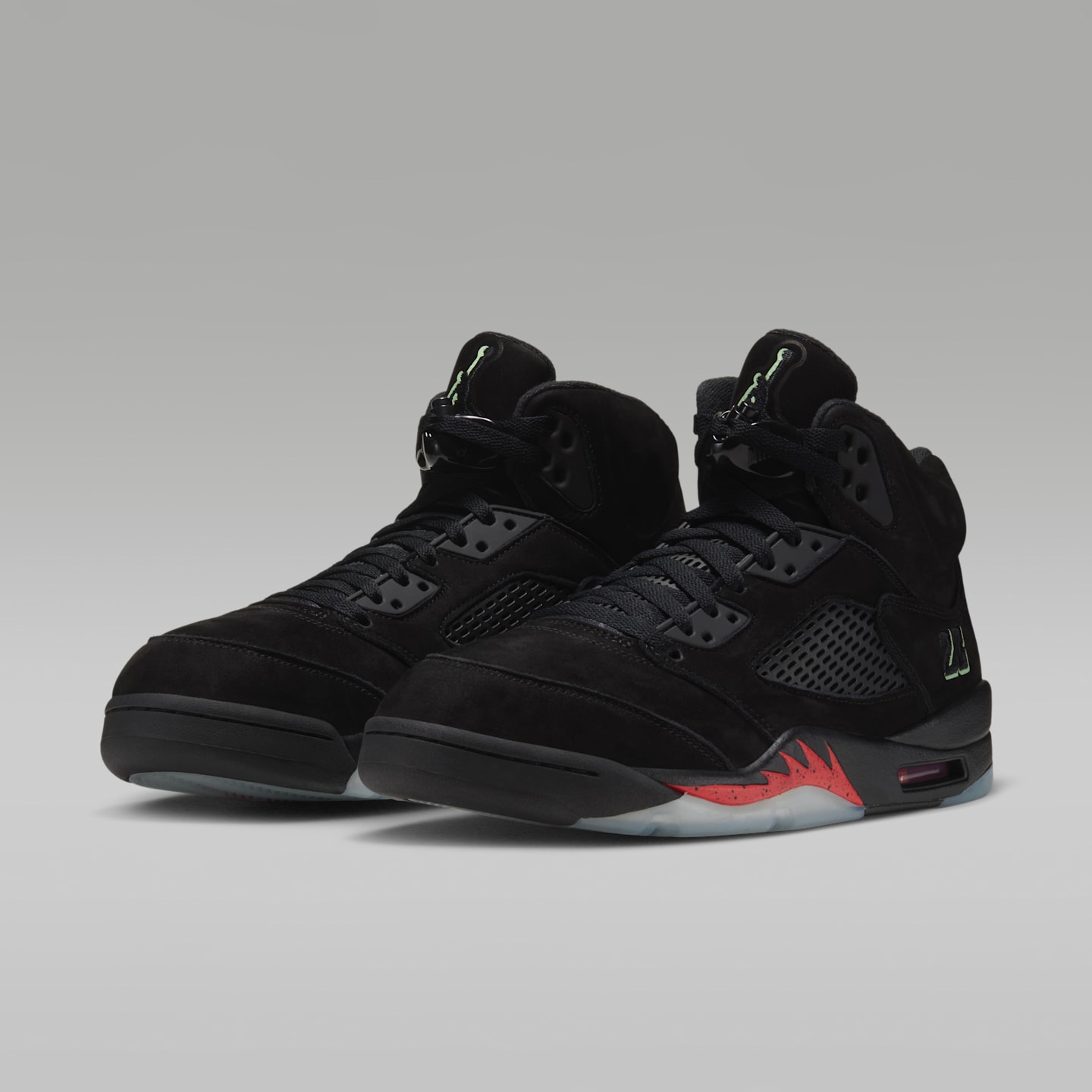 Детские кроссовки Jordan Air Jordan 5 Retro "Halloween, цвет: Чёрный / Красный, вариант 1 — фото 5