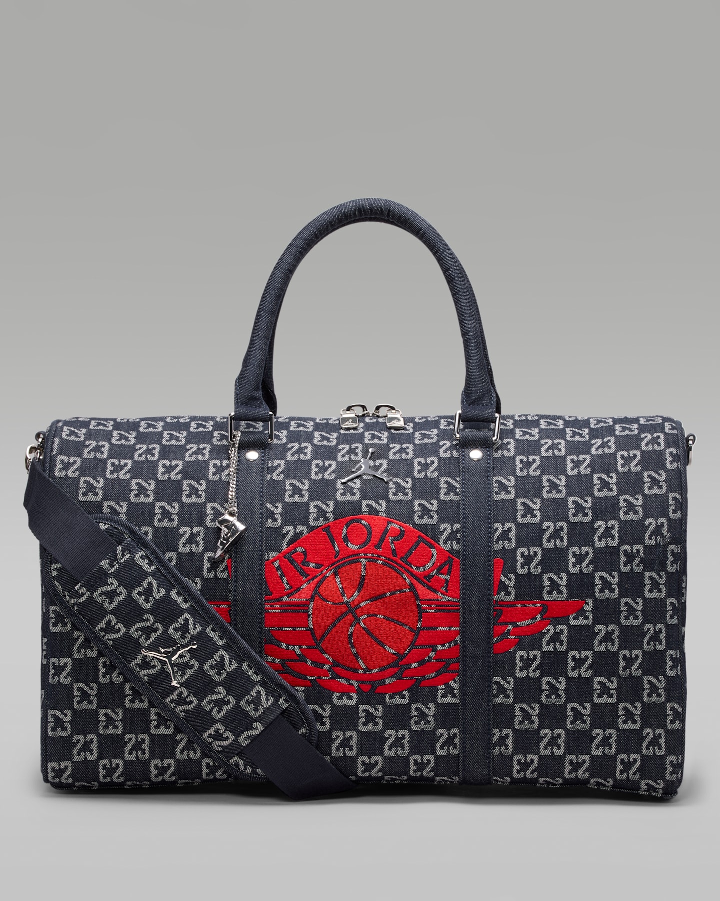 Спортивная сумка Jordan Monogram, 25 л, цвет: Индиго синий — фото 8