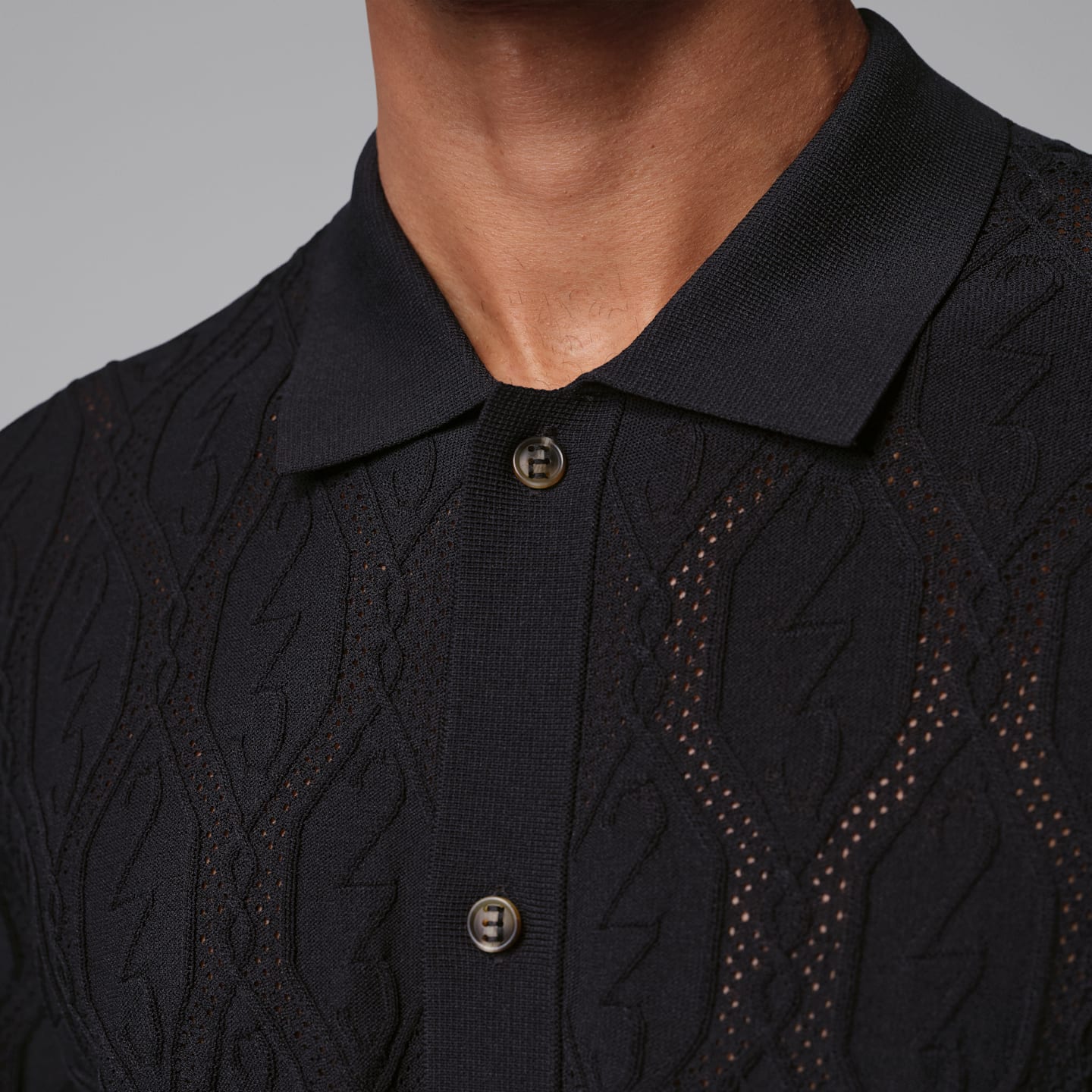 Мужские кроссовки Jordan Sport Golf Button-Down, цвет: Чёрный — фото 4