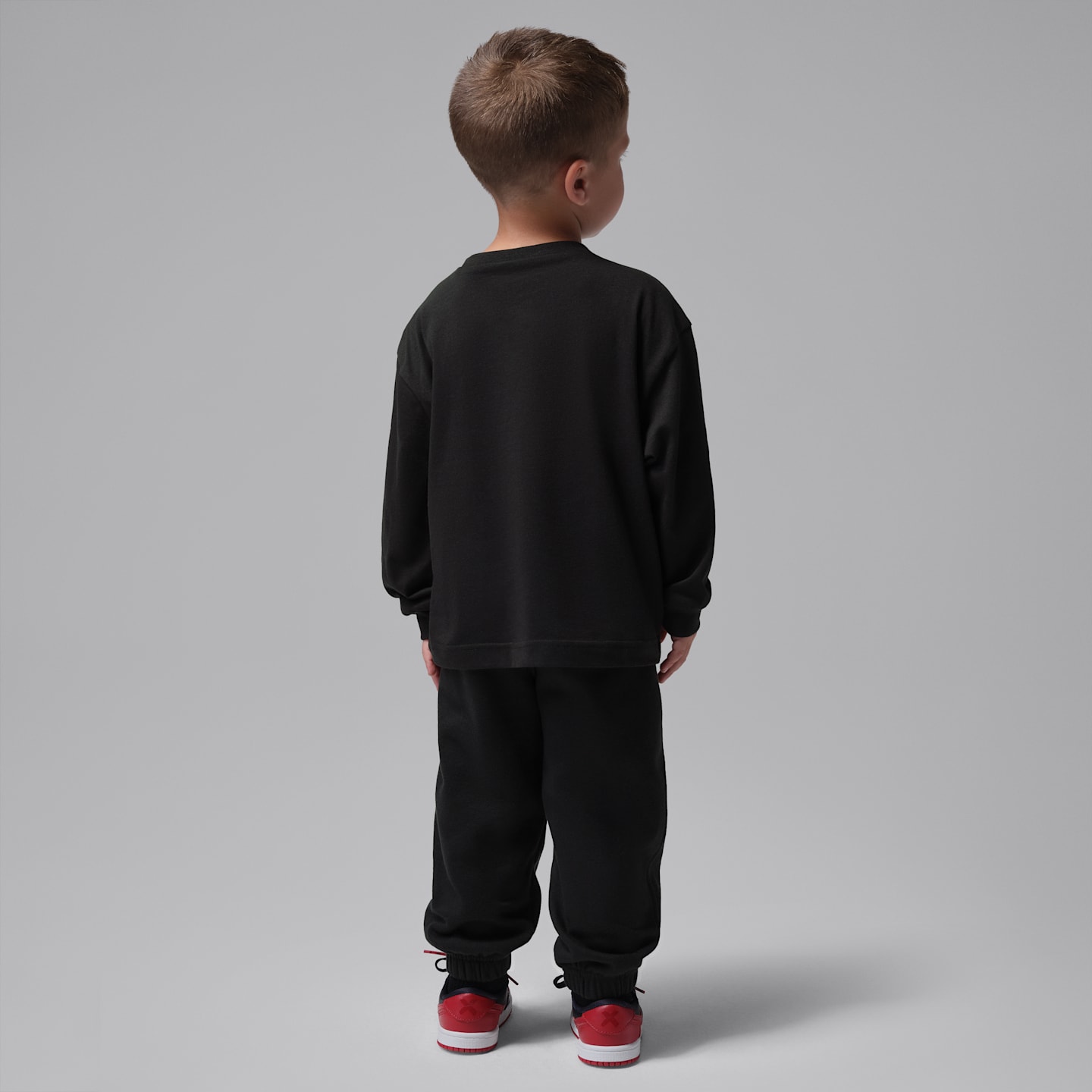 Детский комплект Jordan Brooklyn Realtree из двух футболок с длинным рукавом, цвет: Чёрный — фото 2