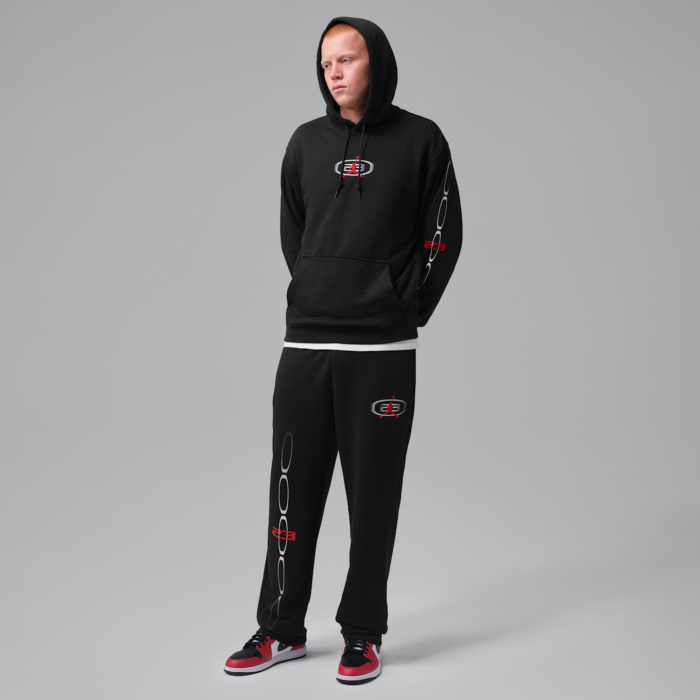 Мужское флисовое худи Jordan Sport Crossover Dri-FIT, цвет: Чёрный — фото 8