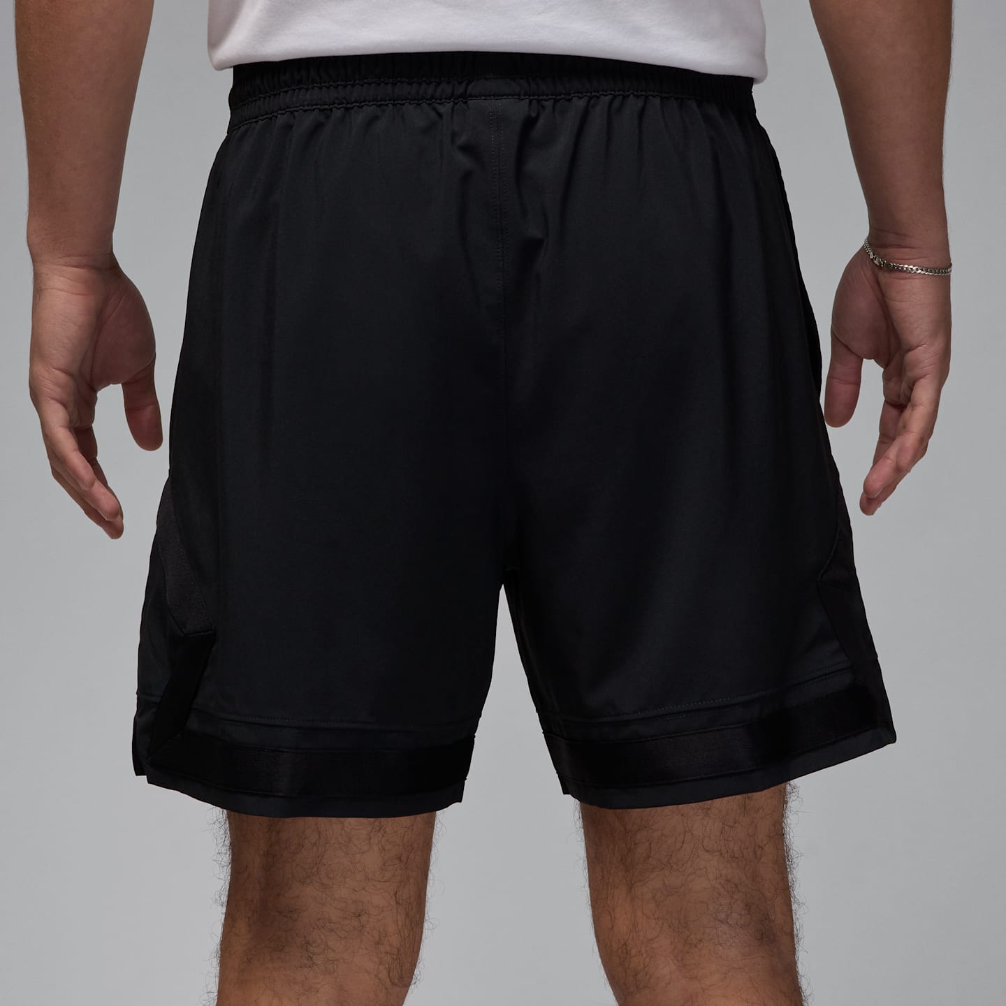Мужские тканые шорты Jordan Sport Dri-FIT Diamond, цвет: Чёрный — фото 4