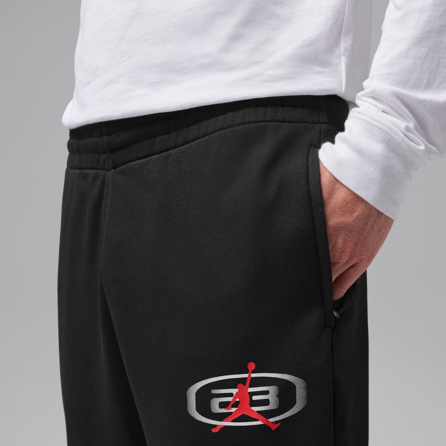 Мужские брюки Jordan Sport Crossover Dri-FIT, цвет: Чёрный — фото 4