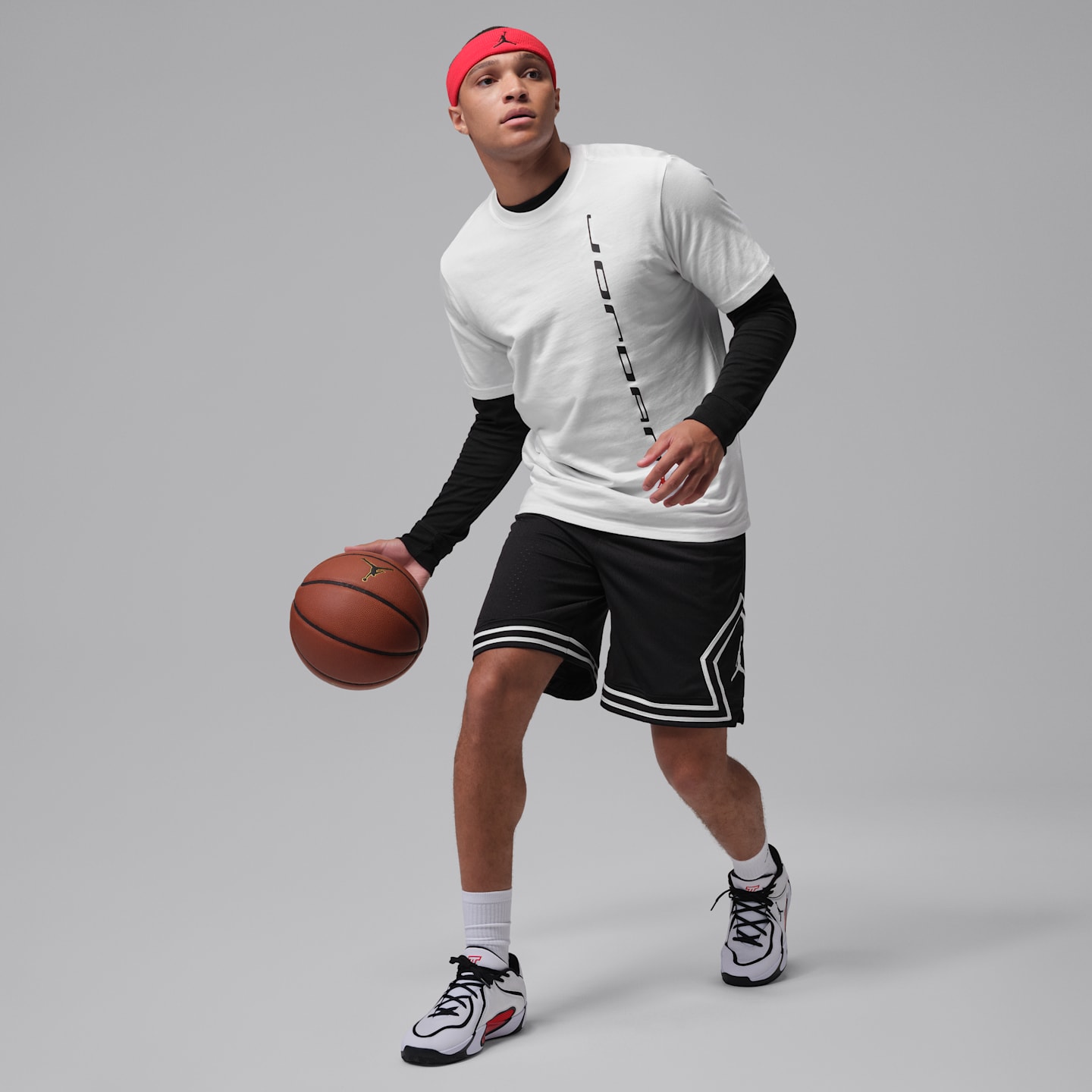 Мужские шорты Jordan Sport Dri-FIT Diamond, цвет: Чёрный — фото 6