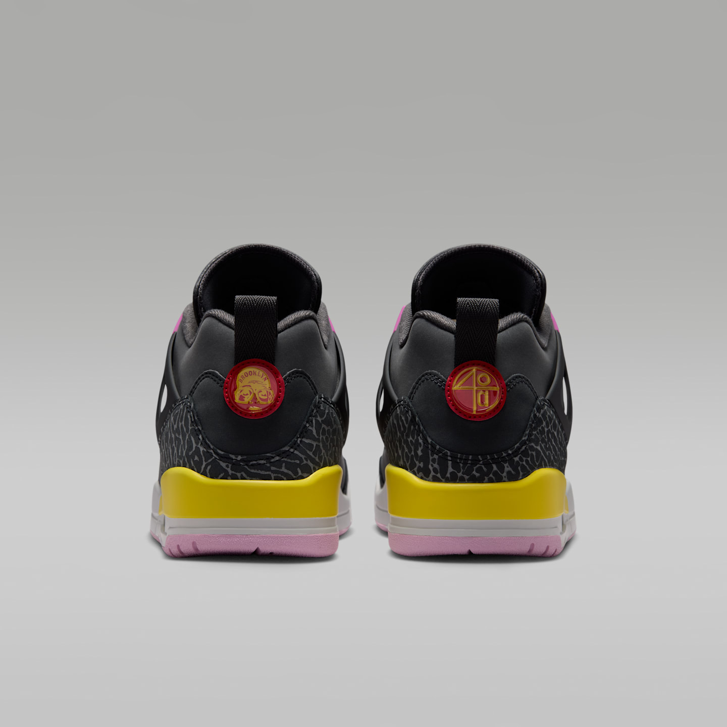 Детские кроссовки Jordan Spizike Low Baby/Toddler Shoes, цвет: Антрацитовый / Чёрный — фото 6