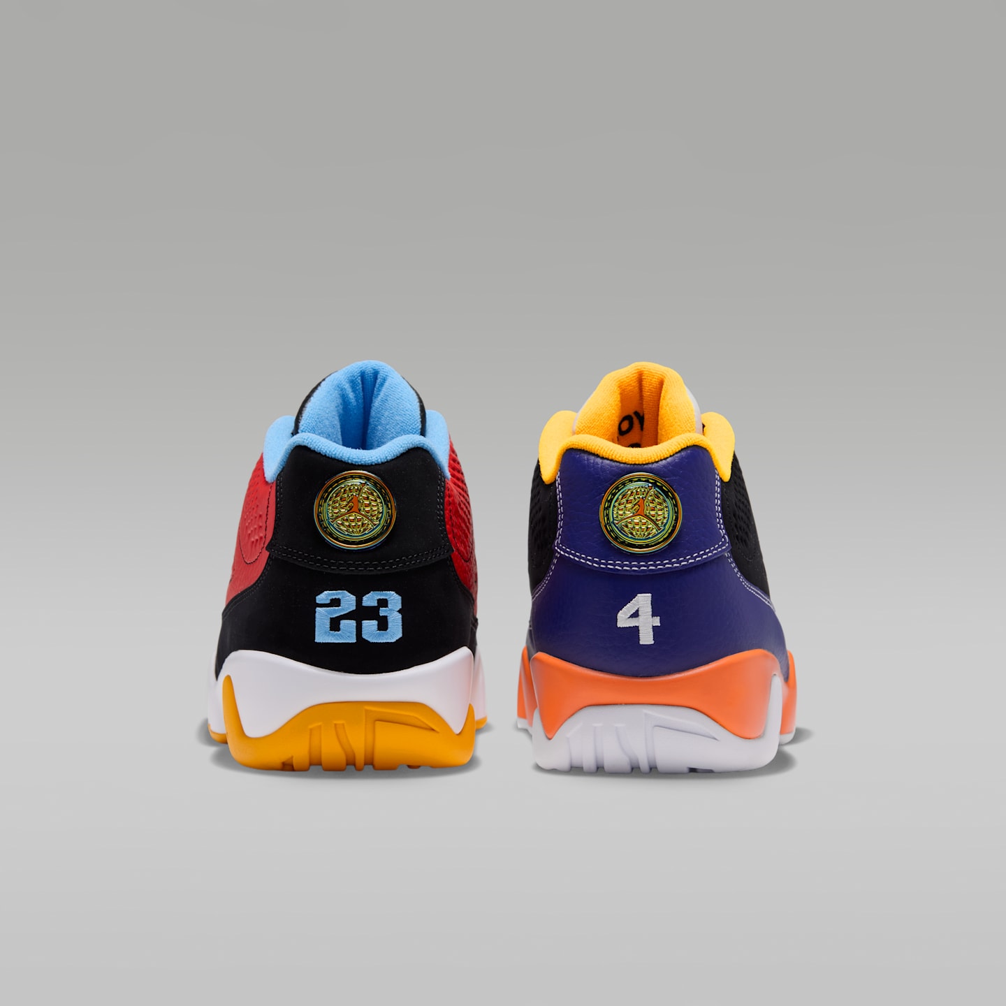 Мужские кроссовки Air Jordan 9 Retro Low, цвет: Чёрный / Королевский синий — фото 6