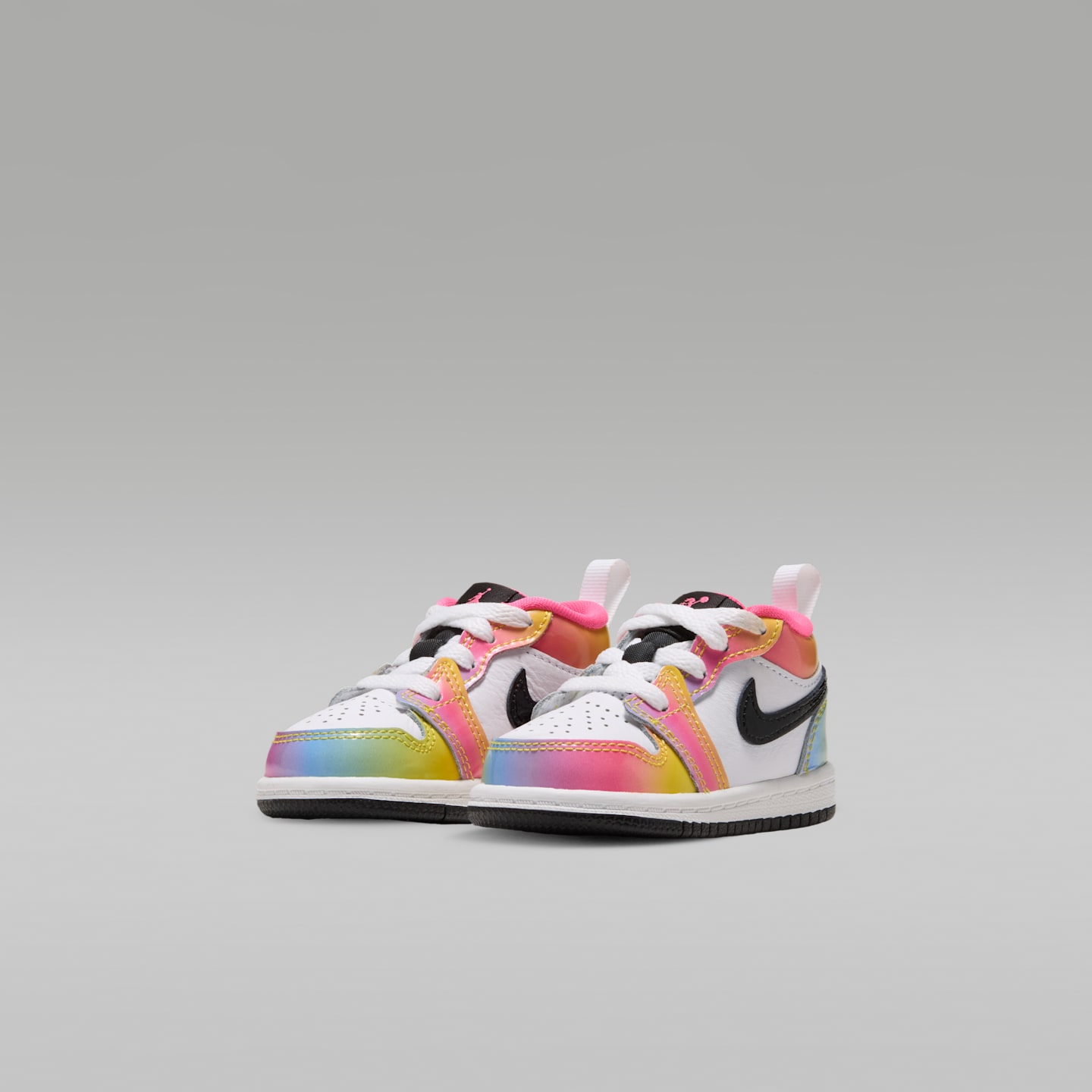 Детские кроссовки Jordan 1 Low SE Baby/Toddler Shoes, цвет: Белый / Розовый — фото 5