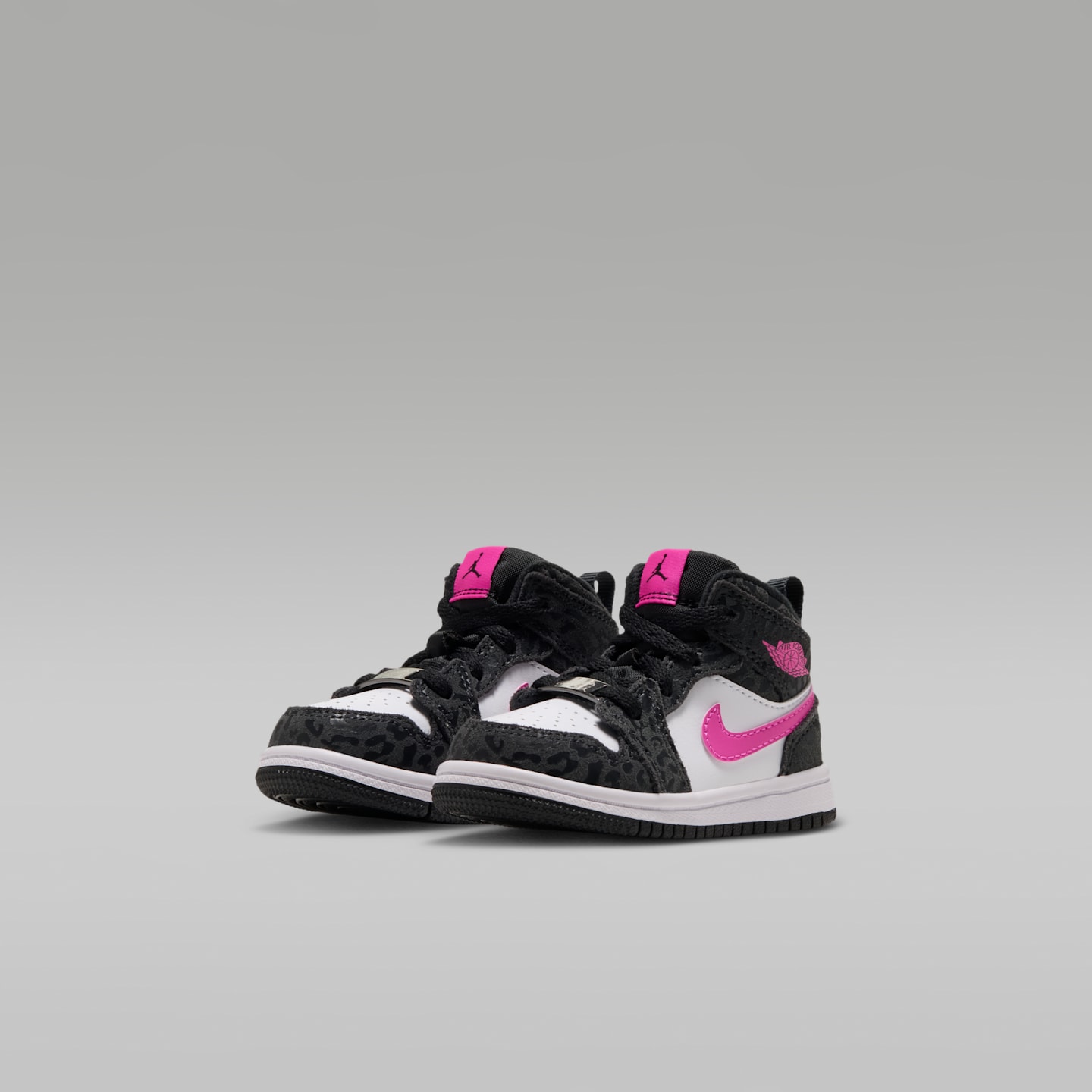 Детские кроссовки Jordan 1 Mid SE, цвет: Чёрный / Антрацитовый — фото 5