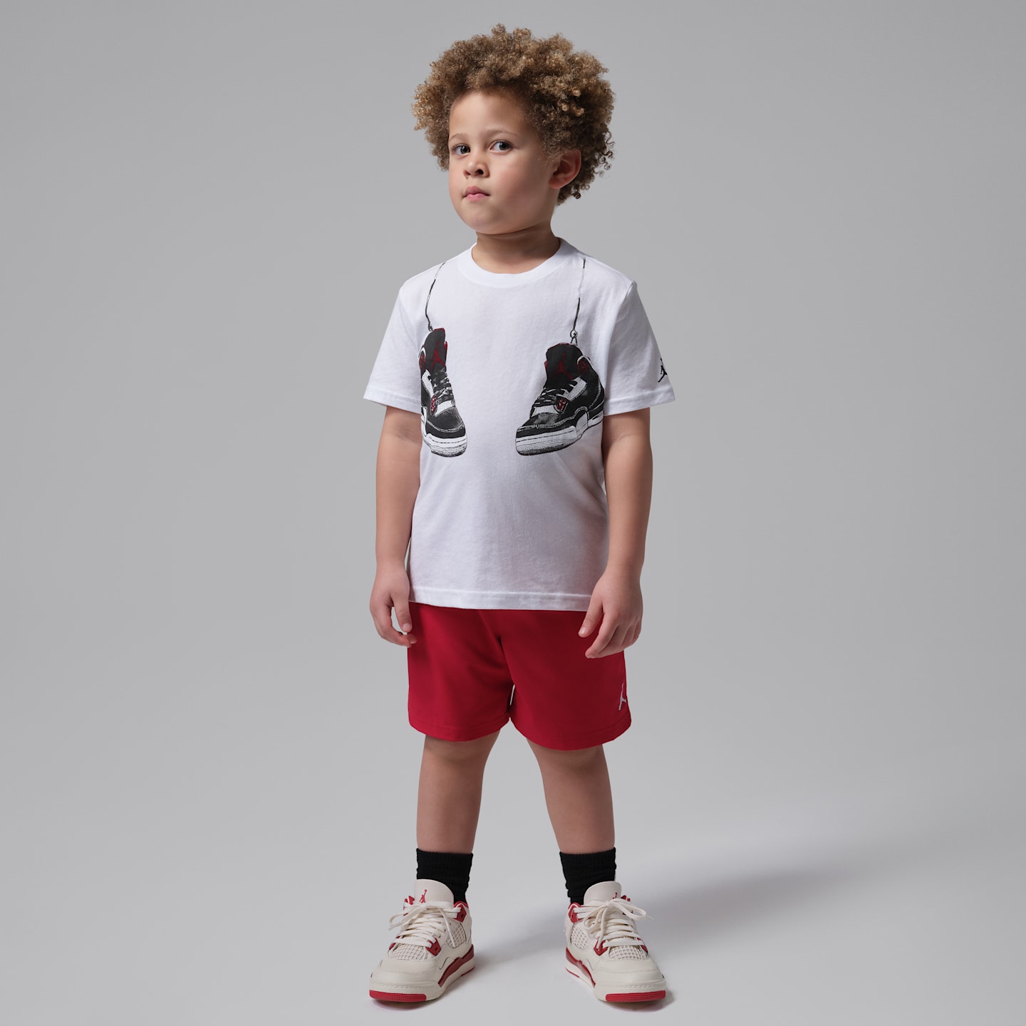 Детская футболка Jordan Hanging AJ3, цвет: Белый — фото 6