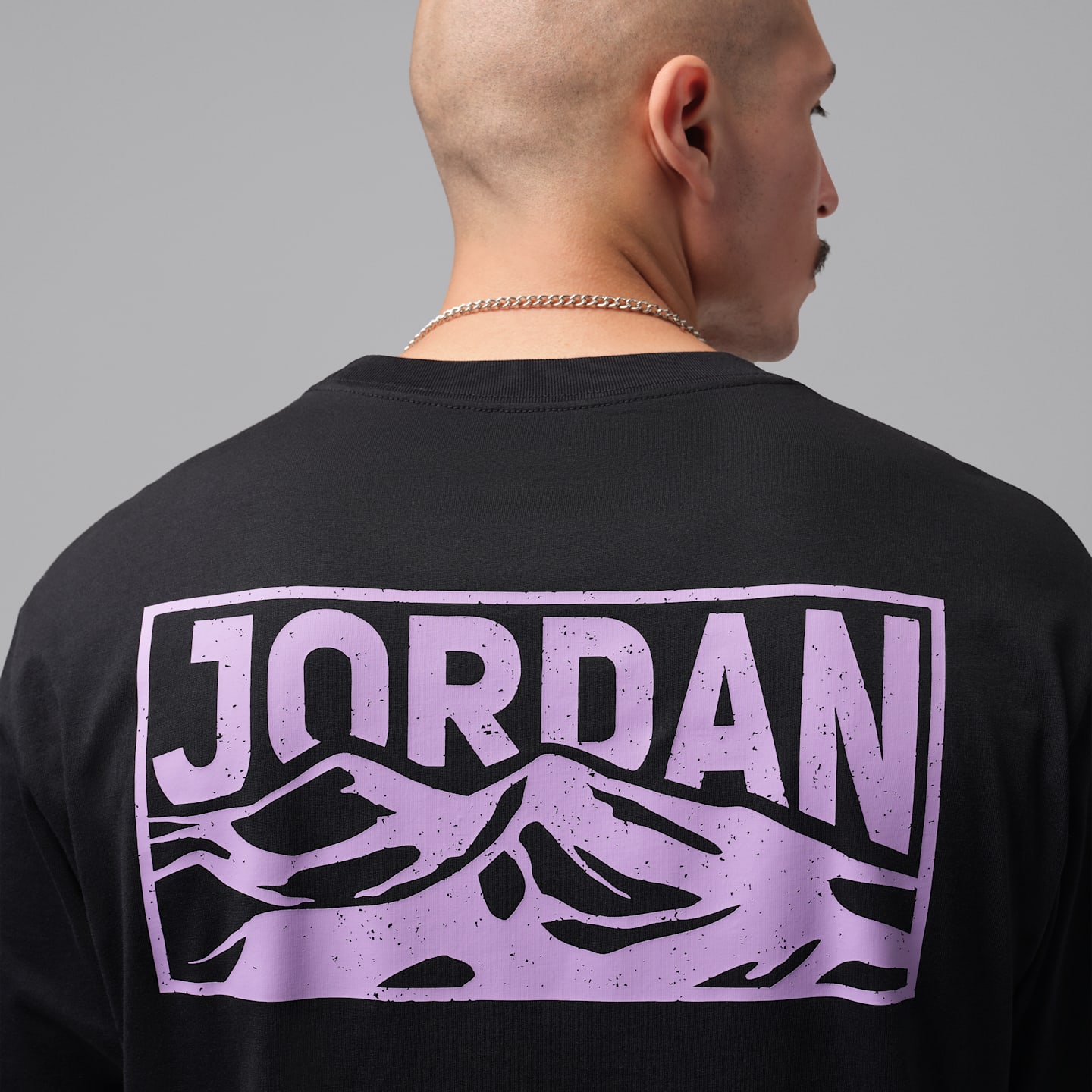 Мужская футболка Jordan Flight Mountainside Long-Sleeve, цвет: Чёрный — фото 6