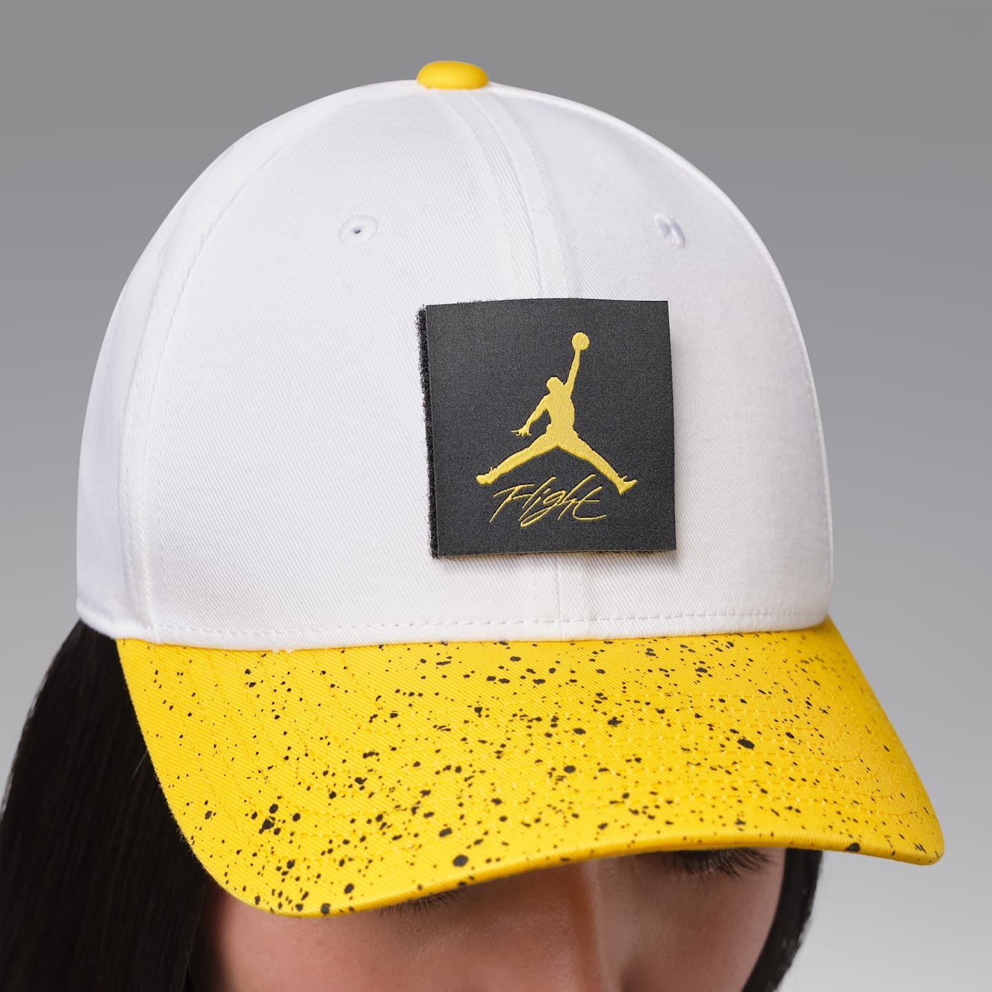Мужская кепка Jordan Rise "Tour Yellow" Adjustable, цвет: Белый / Жёлтый — фото 4