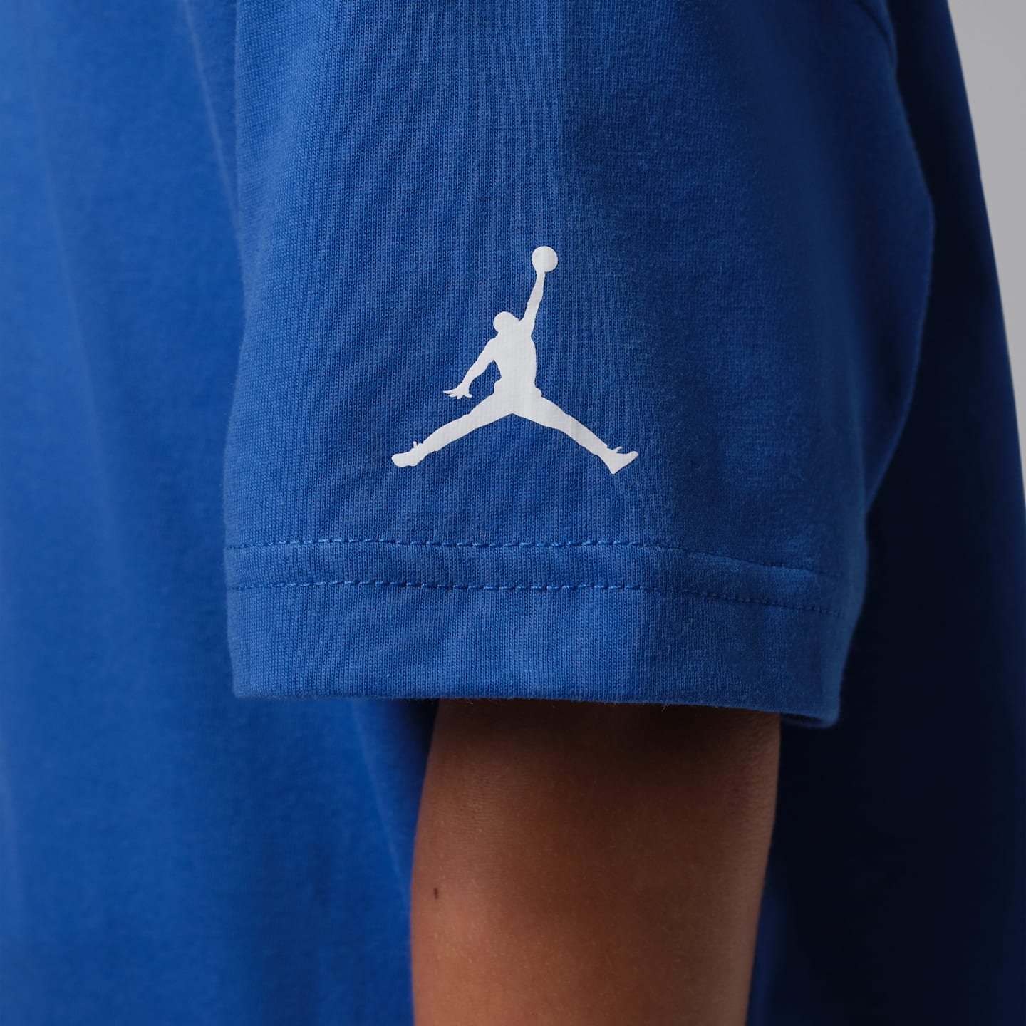 Детская футболка Jordan Space Jam 30 Pic, цвет: Королевский синий — фото 6