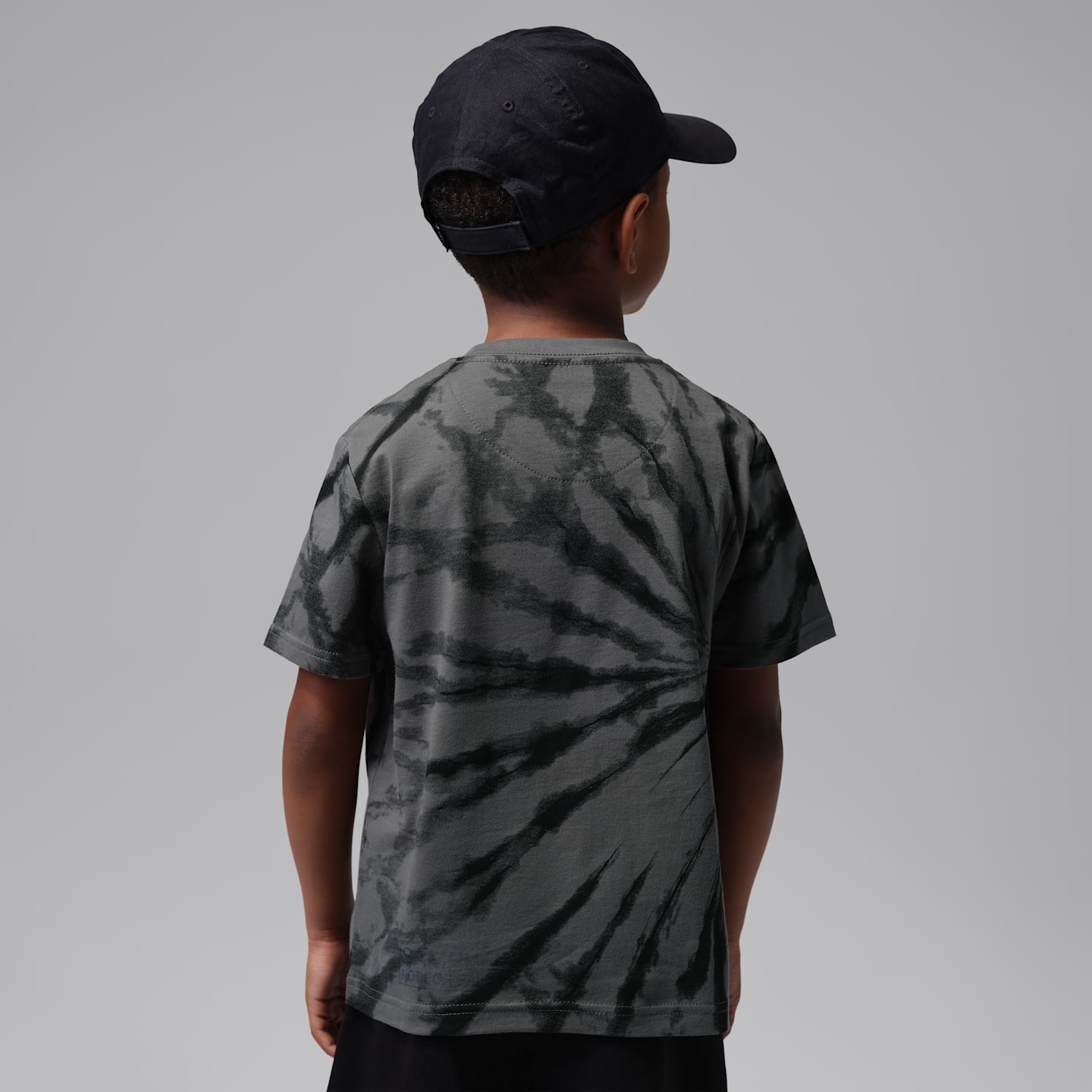 Детская футболка Jordan Geo Tie Dye, цвет: Железный серый — фото 2