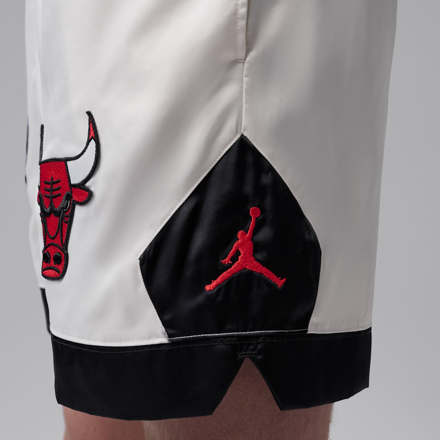 Мужские шорты Jordan Flight Muay Thai, цвет: Молочный / Чёрный — фото 7