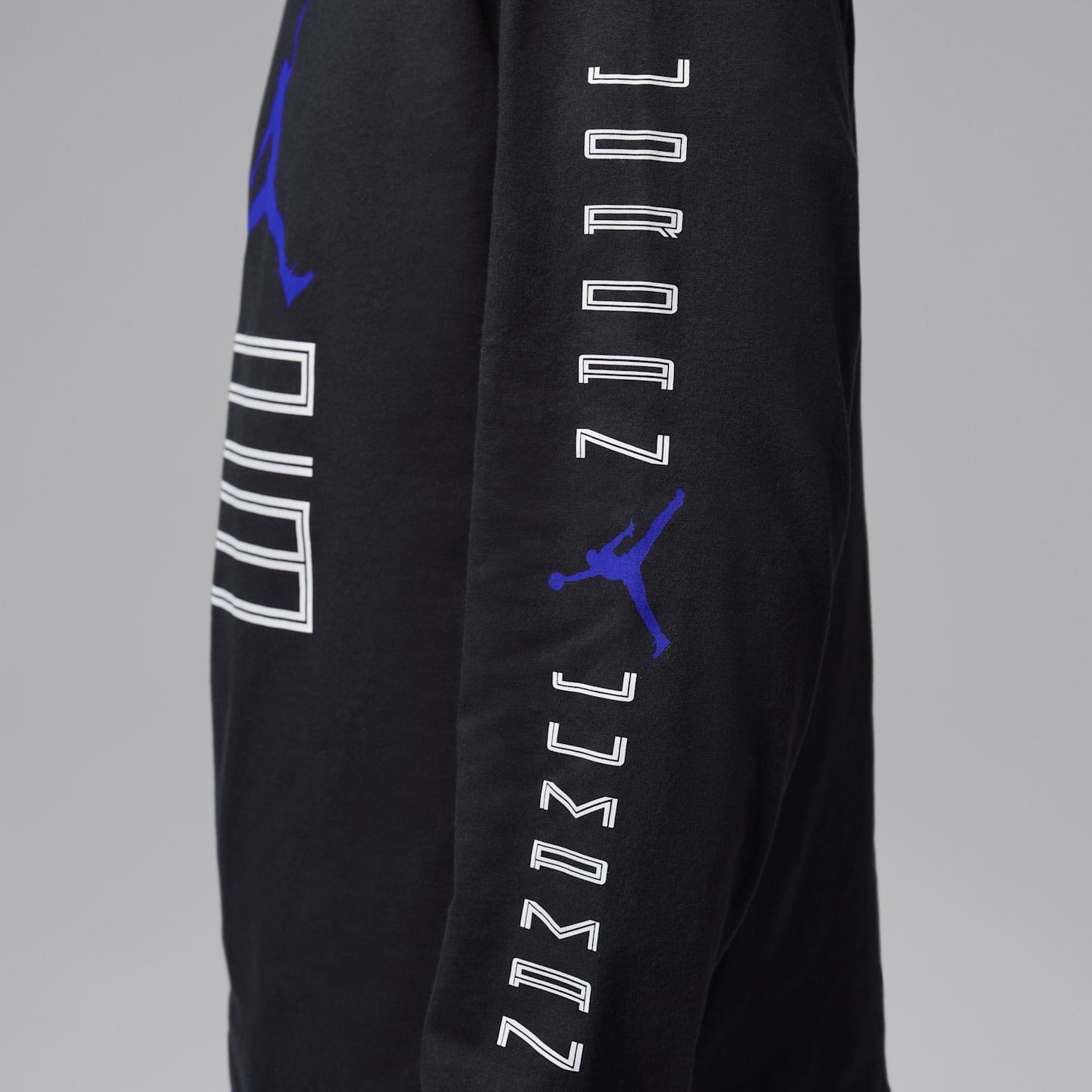 Мужская футболка Jordan Long-Sleeve T-Shirt, цвет: Чёрный — фото 5
