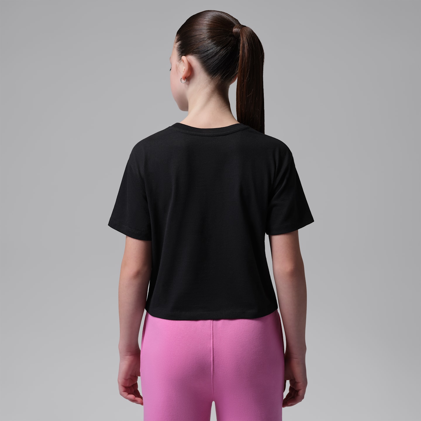 Детская футболка Jordan Fierce and Fearless, цвет: Чёрный — фото 2