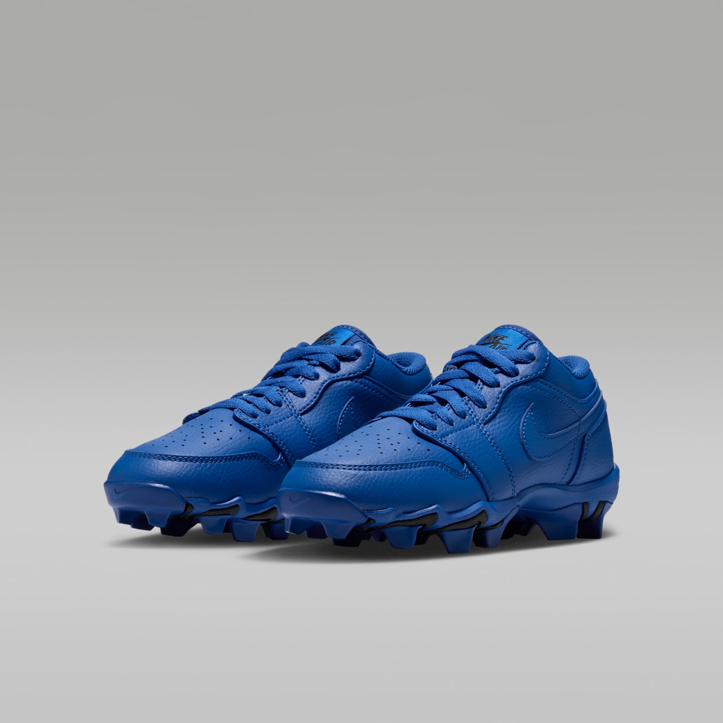 Детские бутсы Jordan 1 Low Cleats, цвет: Королевский синий / Чёрный — фото 5