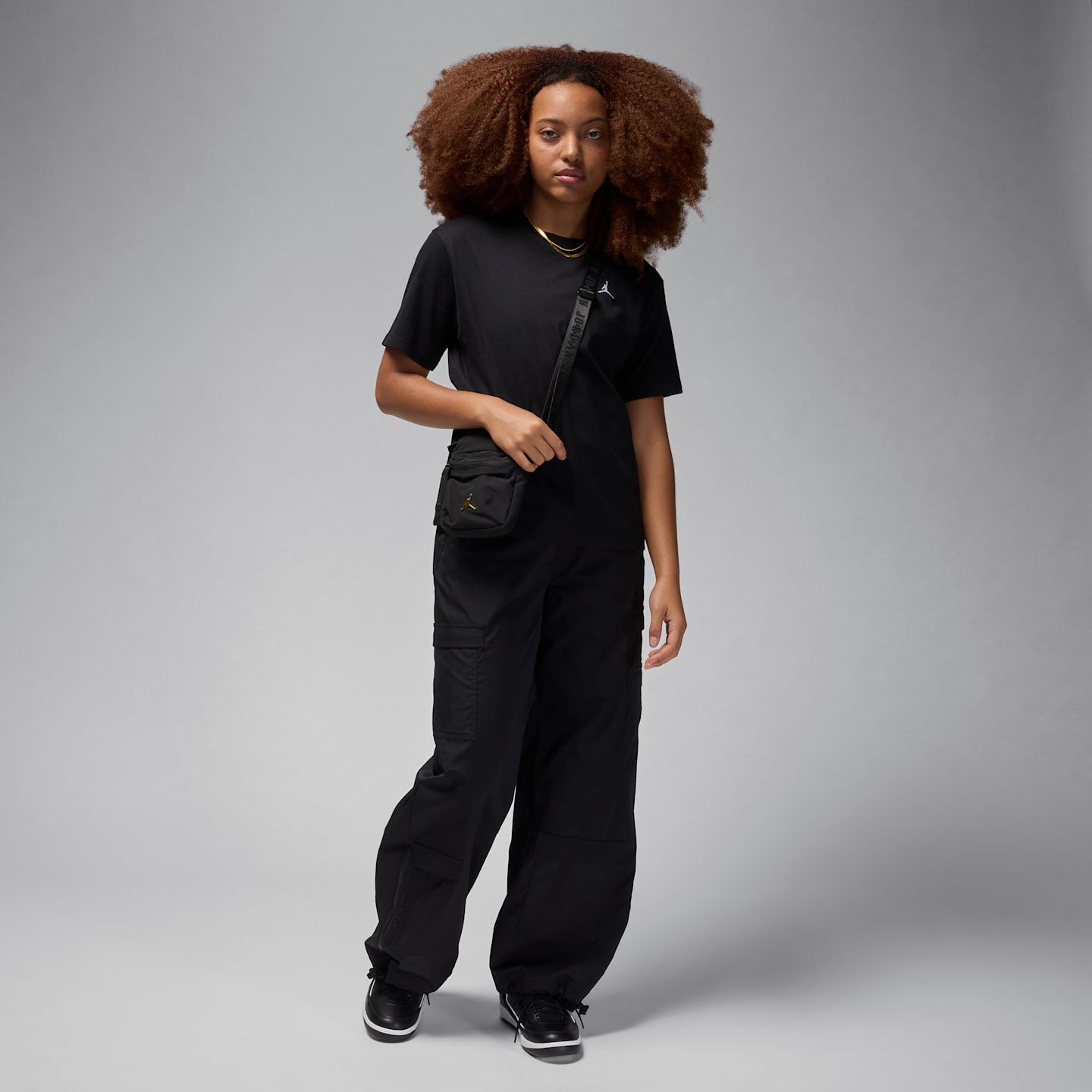 Женский топ Jordan Essentials Top, цвет: Чёрный / Белый — фото 5