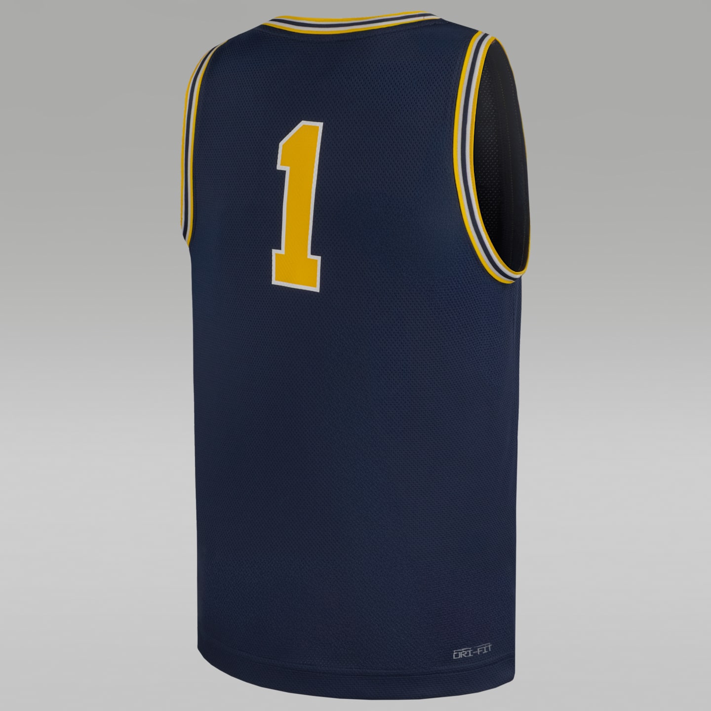 Детский топ Nike Michigan Wiolverines Basketball Replica Jersey, цвет: Тёмно-синий — фото 2