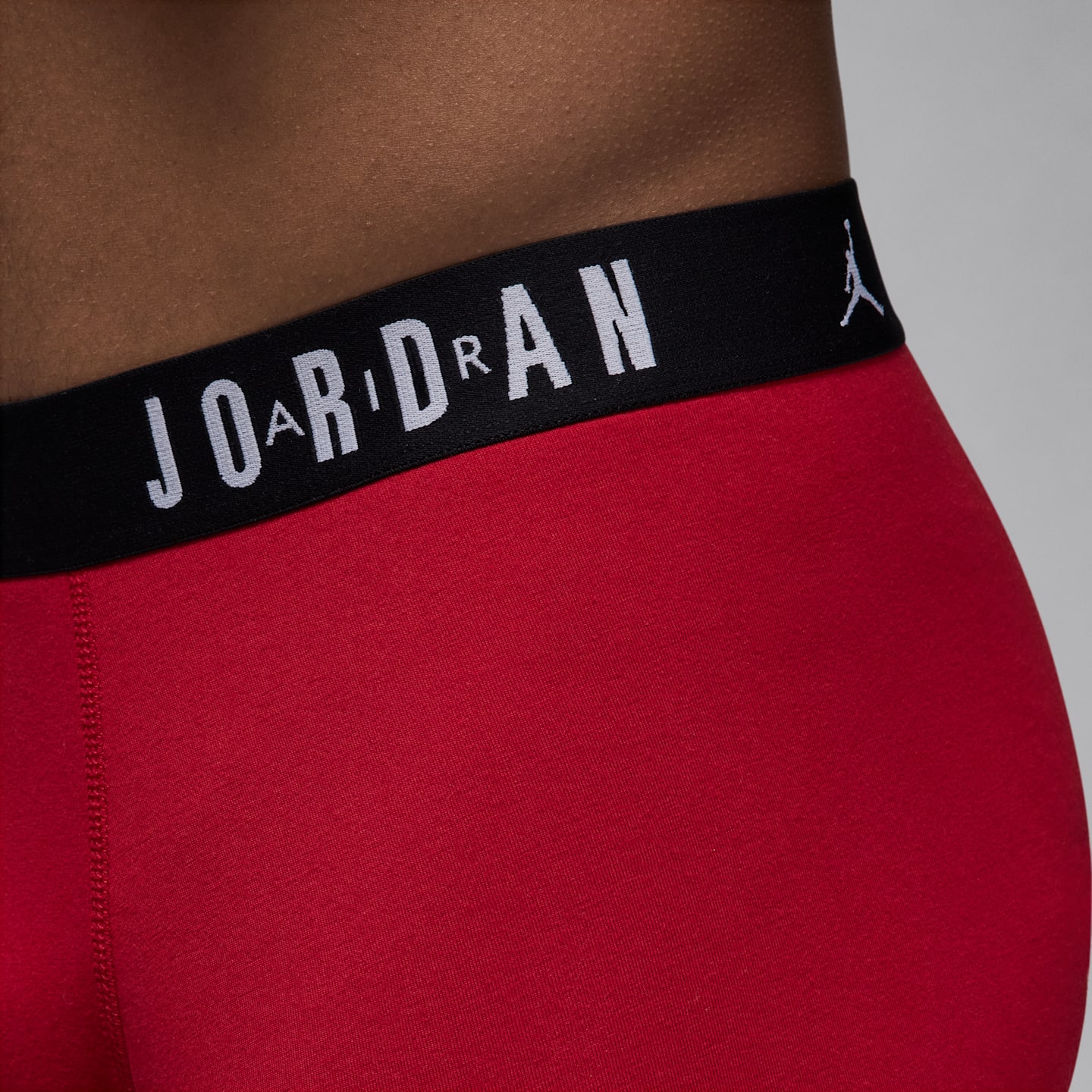 Мужские трусы-боксеры Jordan Flight Cotton Core, набор из 3 шт, цвет: Красный — фото 4