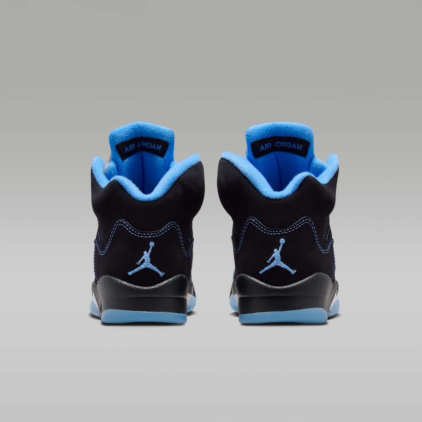 Детские кроссовки Jordan 5 "Black Carolina" Little Kids' Shoes, цвет: Чёрный / Белый — фото 6