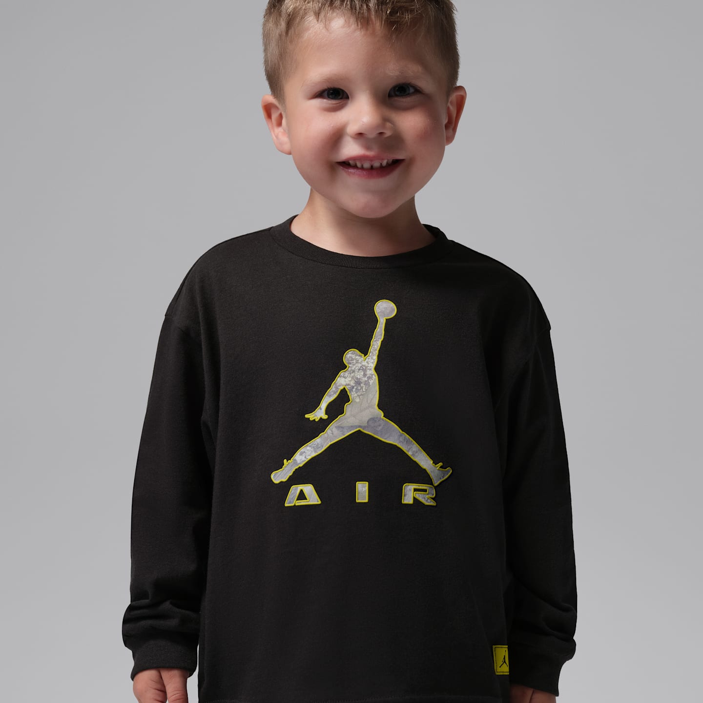 Детский комплект Jordan Brooklyn Realtree из двух футболок с длинным рукавом, цвет: Чёрный — фото 3