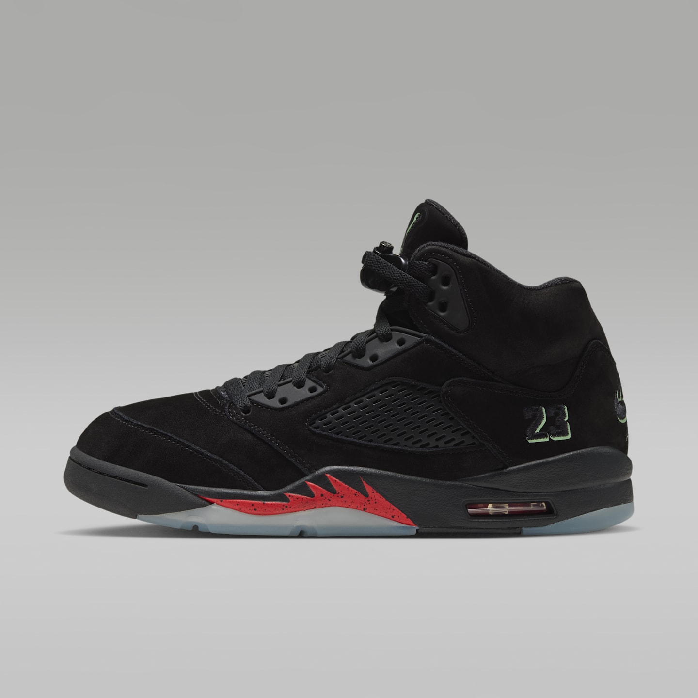 Детские кроссовки Jordan Air Jordan 5 Retro "Halloween, цвет: Чёрный / Красный, вариант 1 — фото 1
