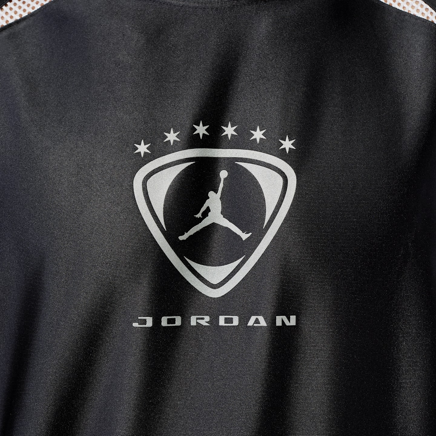 Мужской лонгслив Jordan Brooklyn Goalie, цвет: Чёрный / Белый — фото 4
