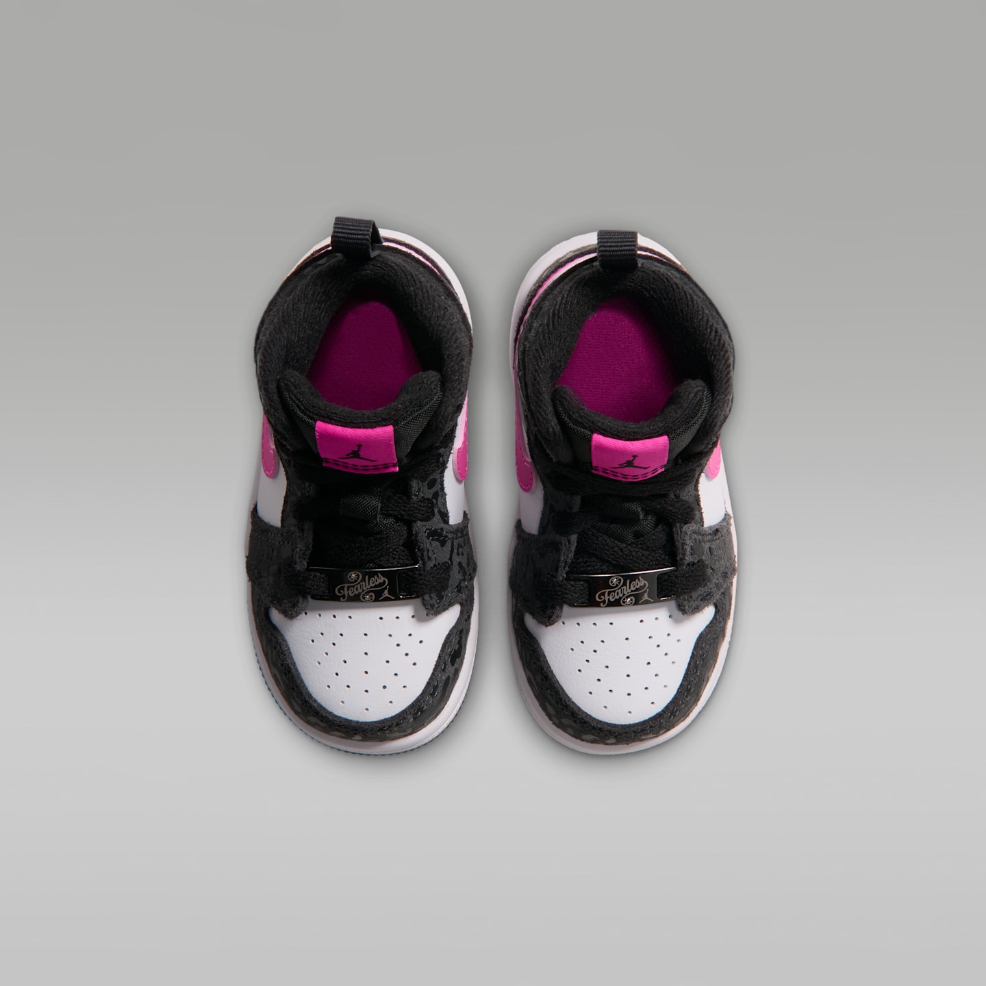 Детские кроссовки Jordan 1 Mid SE, цвет: Чёрный / Антрацитовый — фото 4