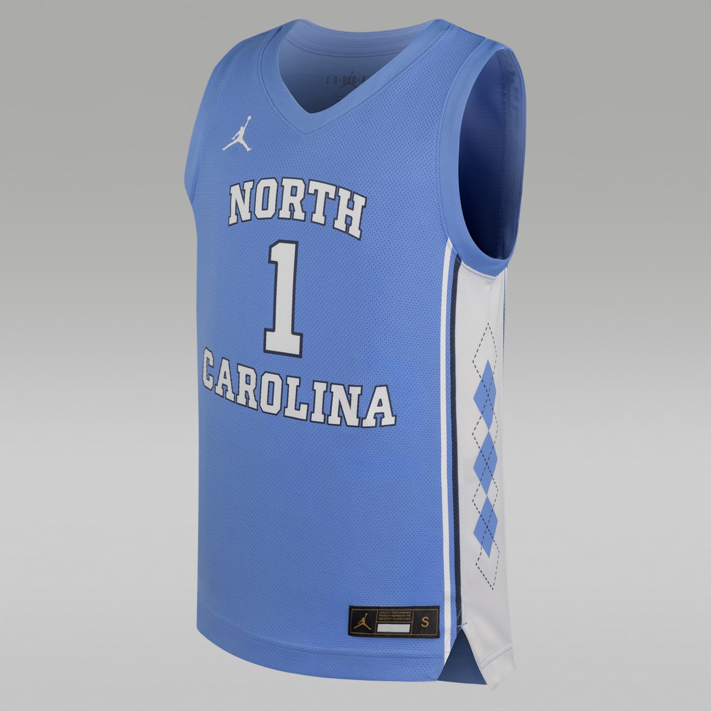 Детская футбольная джерси Nike North Carolina Tar Heels Dri-FIT, реплика, цвет: Синий — фото 1
