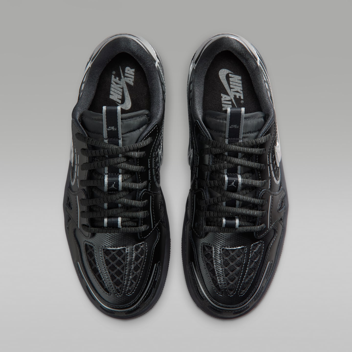 Женские кроссовки Air Jordan 1 Low Method of Make, цвет: Чёрный / Белый — фото 4