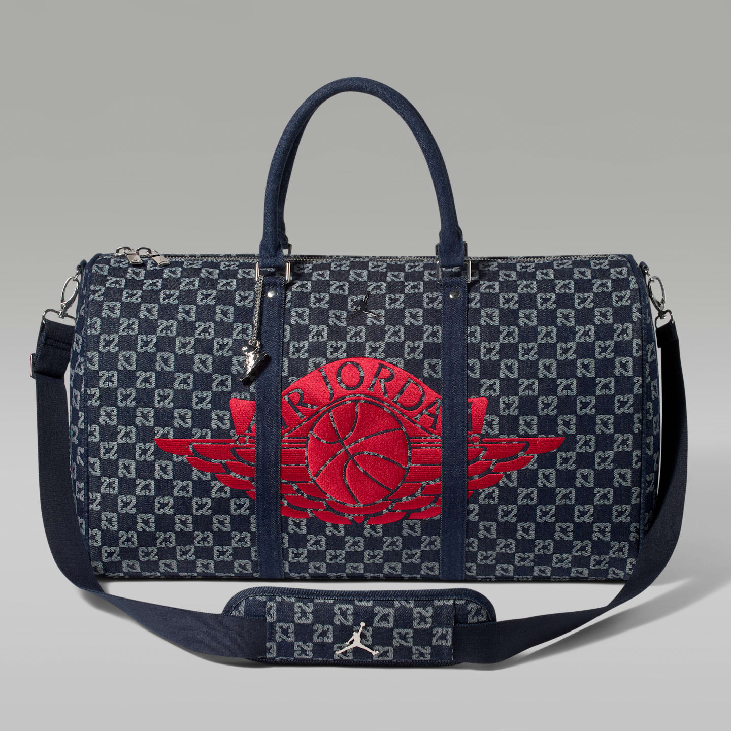 Мужская сумка Jordan Monogram Duffel (40L), цвет: Индиго синий — фото 2