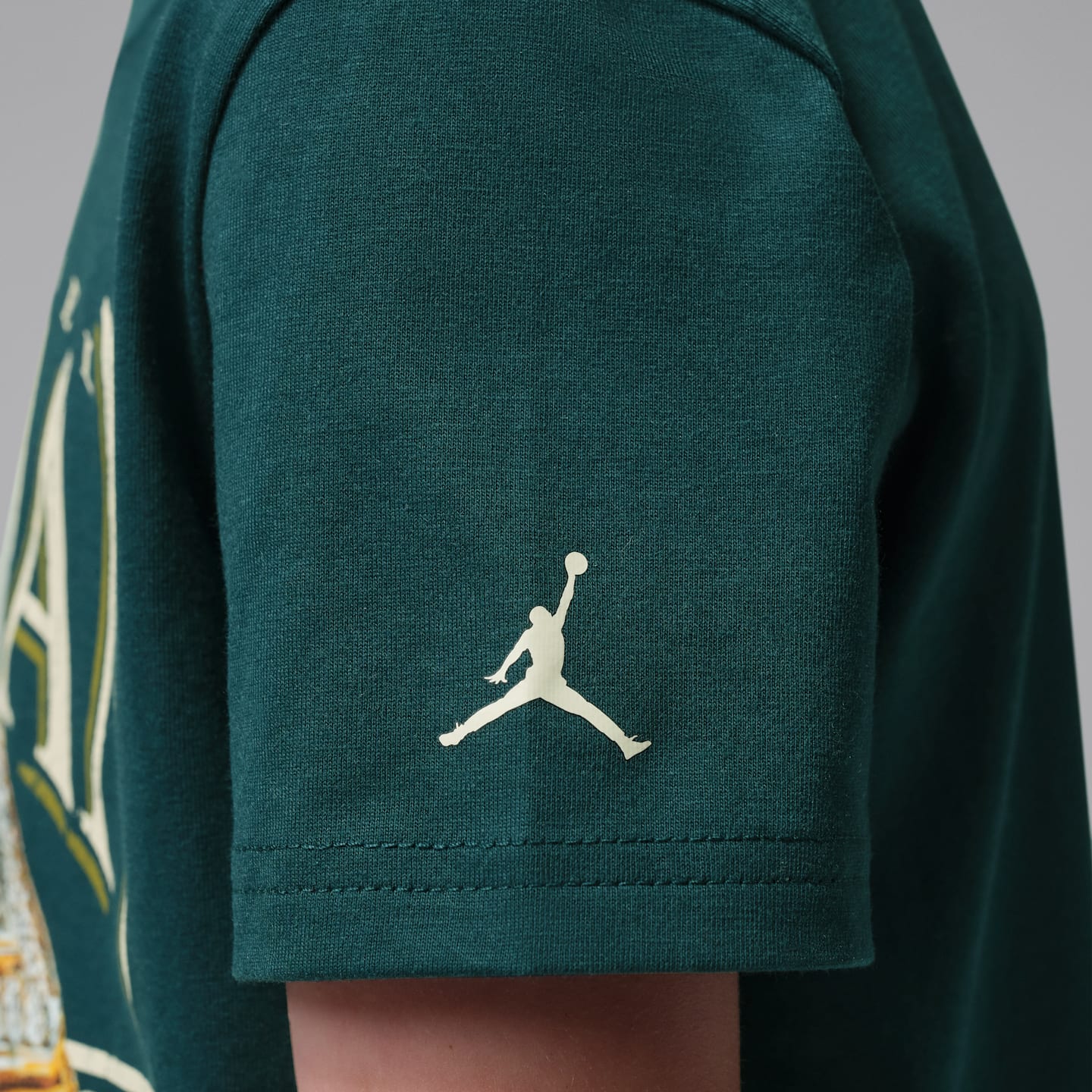 Детская футболка Jordan Legendary Champion, цвет: Полуночный еловый — фото 5