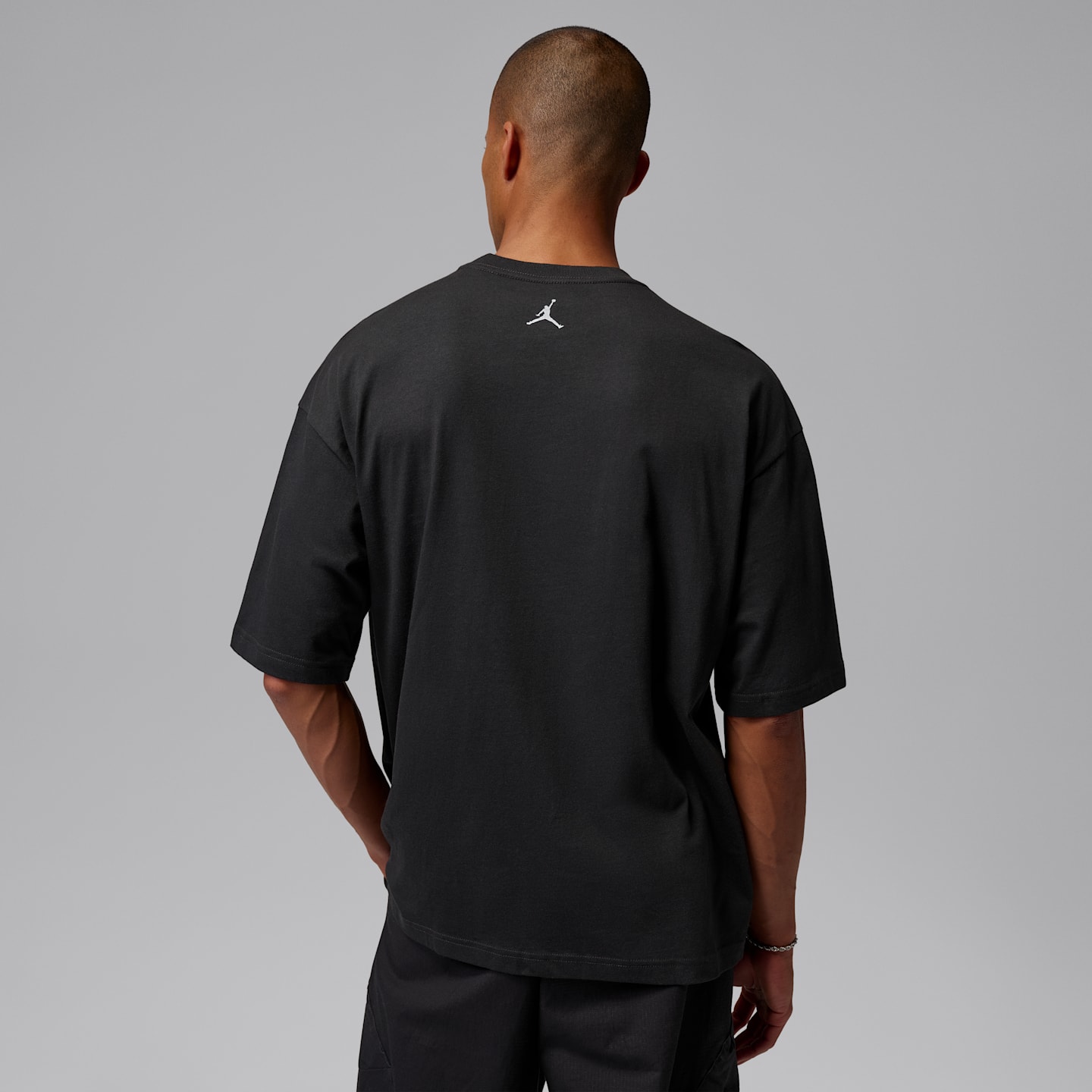 Мужская футболка Jordan Sport Dri-FIT, цвет: Чёрный / Белый, вариант 1 — фото 2