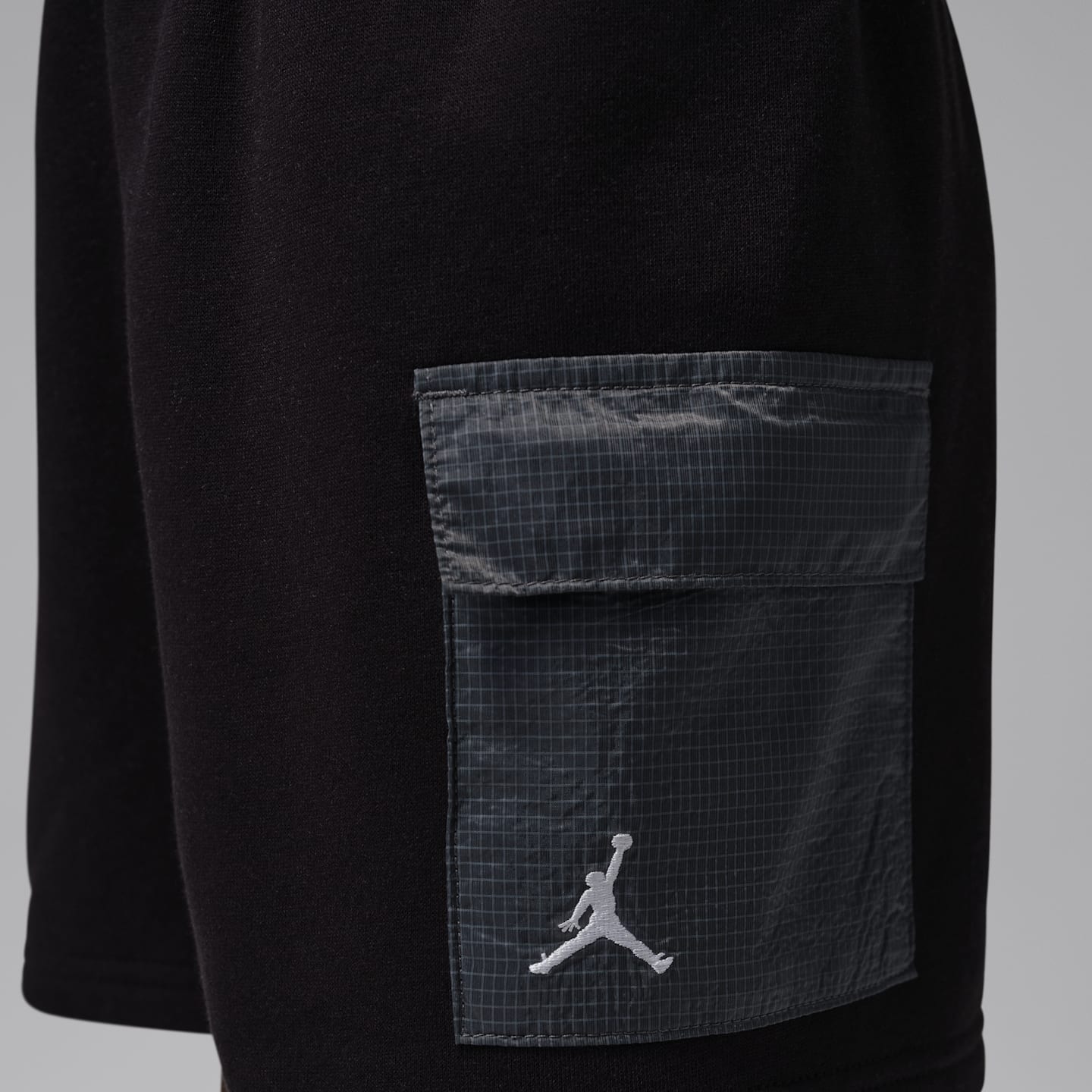 Детский комплект Jordan Hike Mike из флисовых шорт и топа с принтом, 2 предмета, цвет: Чёрный — фото 9