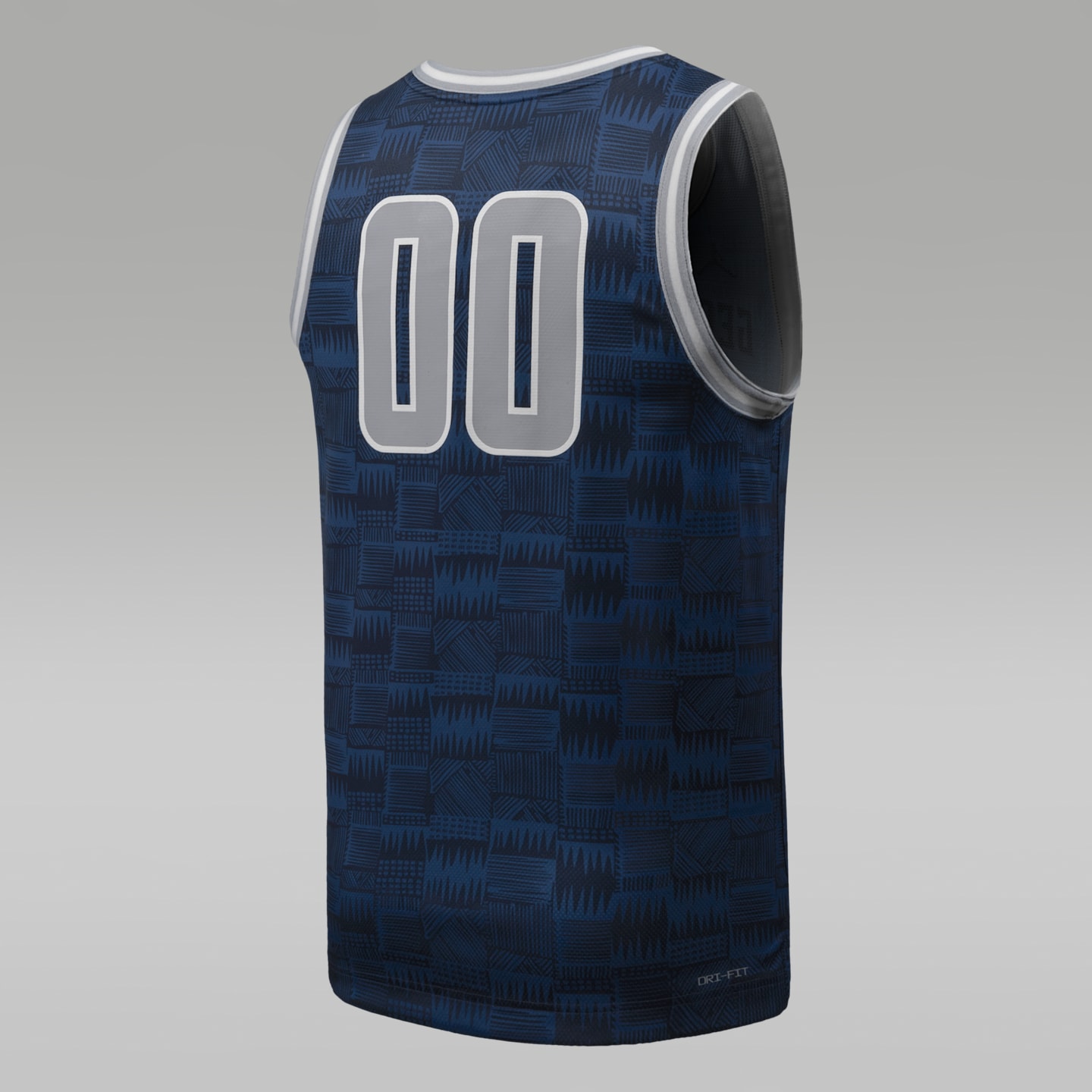 Мужские топы Georgetown Basketball Jordan College Replica Jersey, цвет: Тёмно-синий — фото 2