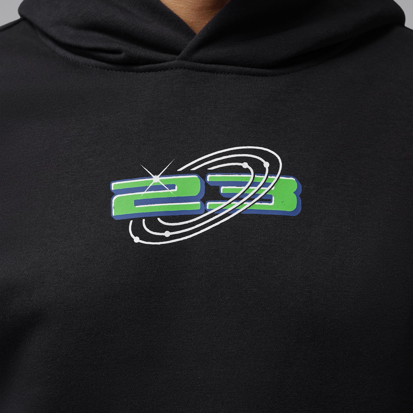 Мужское худи Jordan Brooklyn Space Jam Fleece Pullover, цвет: Чёрный — фото 4