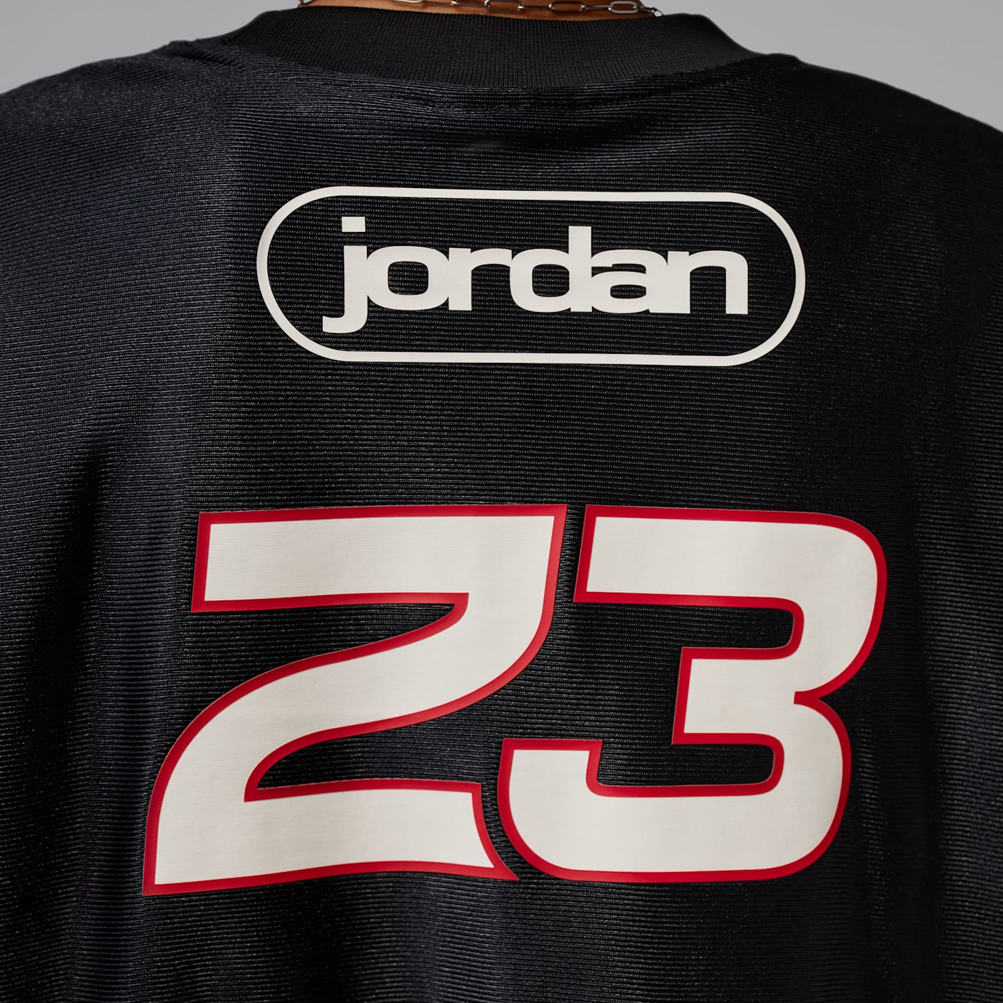 Женское трикотажное джерси Jordan Brooklyn, цвет: Чёрный / Красный — фото 5