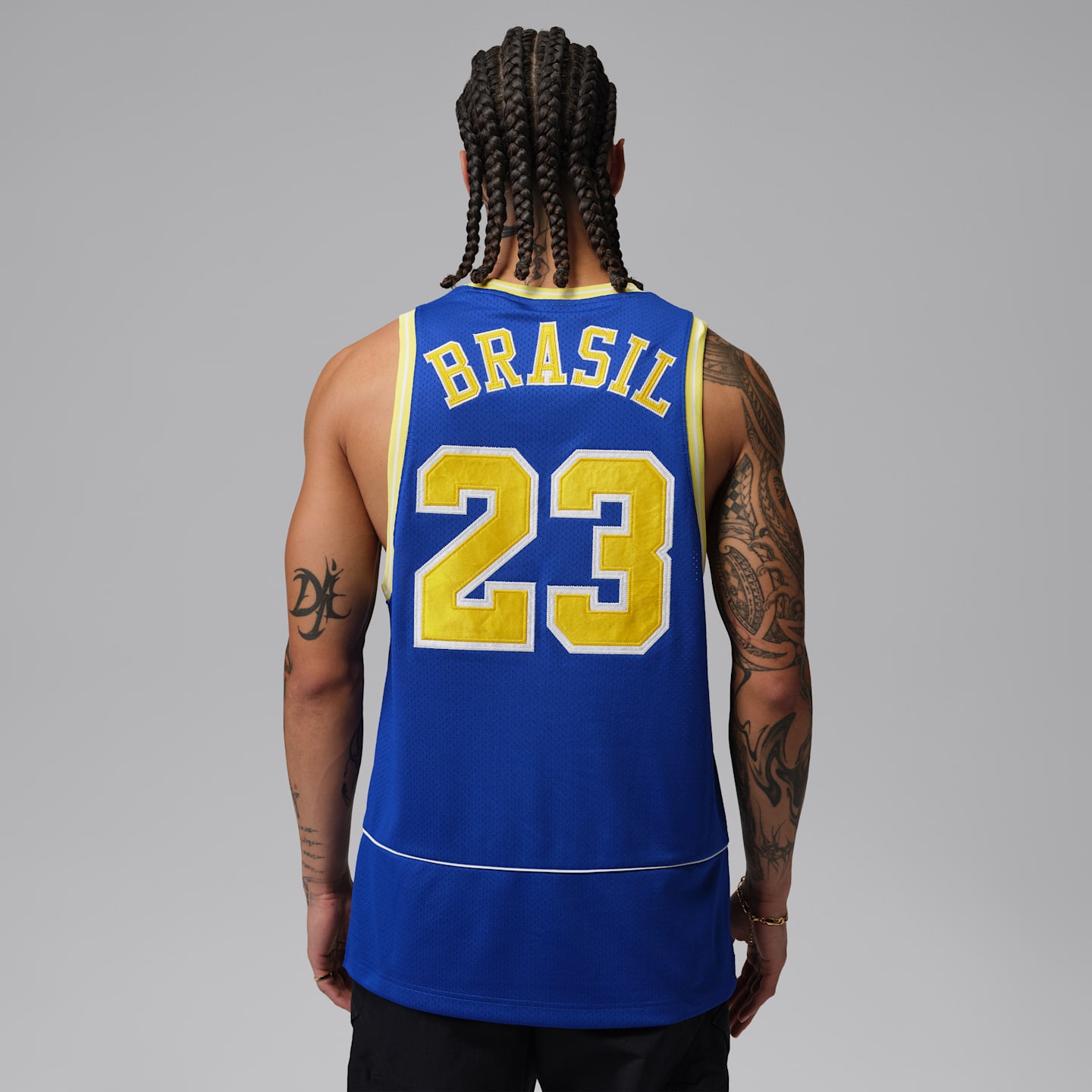 Мужской топ Jordan Essentials Mesh Jersey, цвет: Королевский синий — фото 2