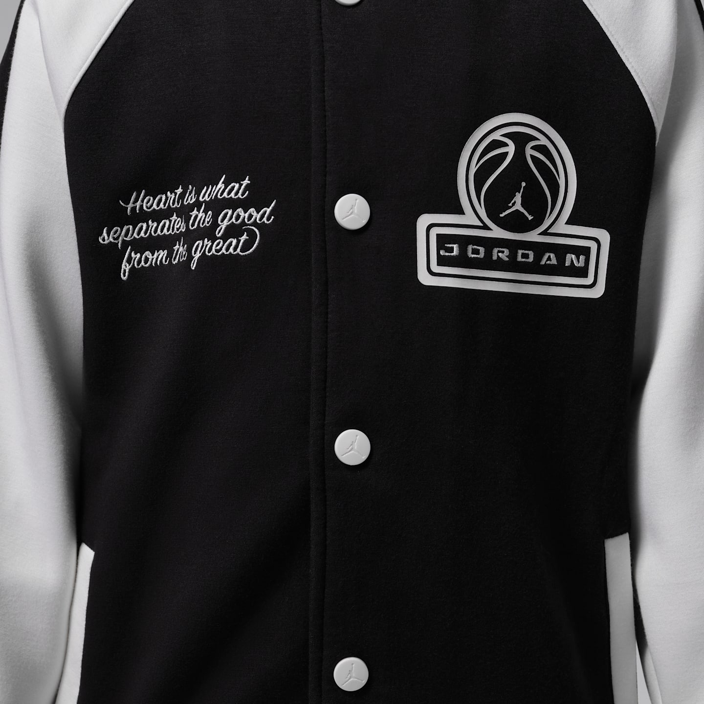 Детская куртка Jordan Knit Bomber, цвет: Чёрный — фото 4