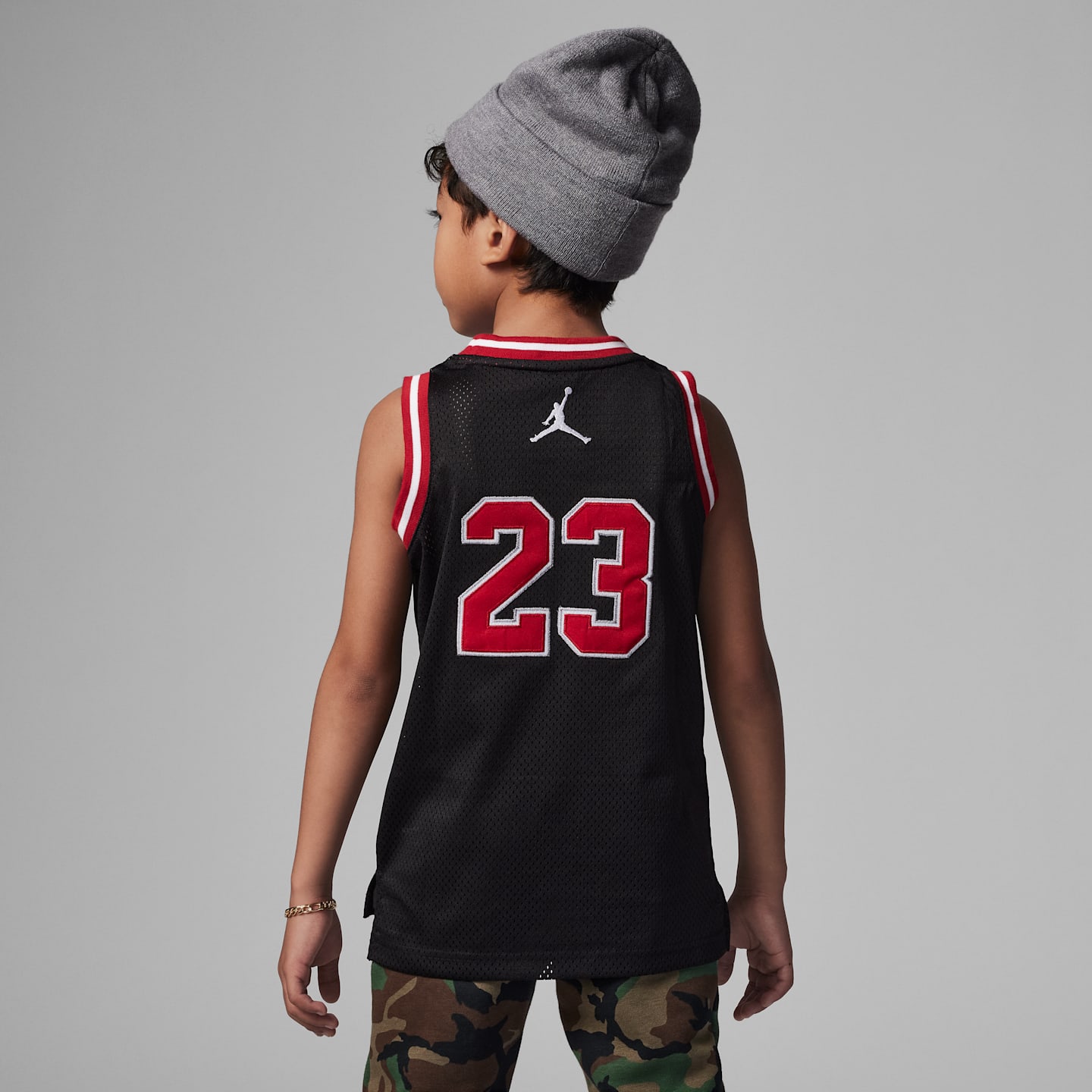 Детский топ Jordan 23 Jersey, цвет: Чёрный — фото 2